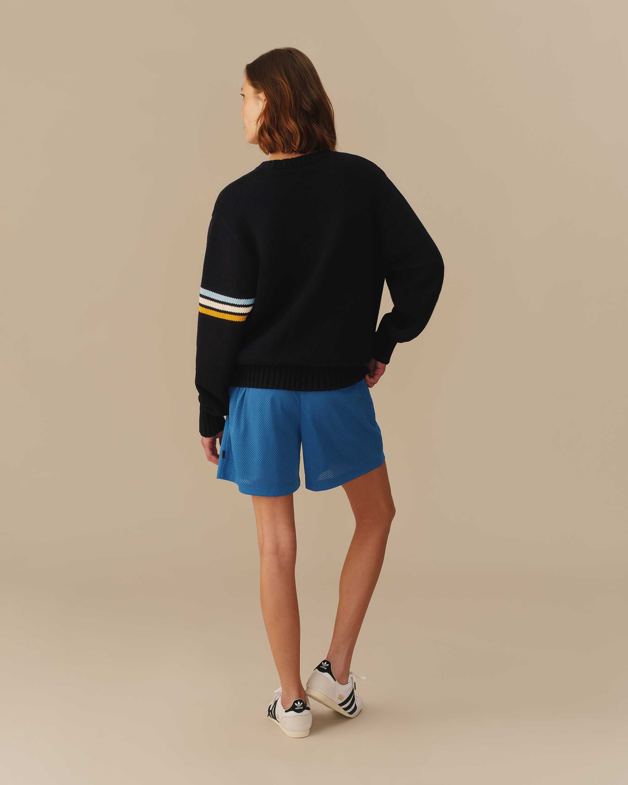 Argentina Flag Crewneck Sweater Navy - Image 8