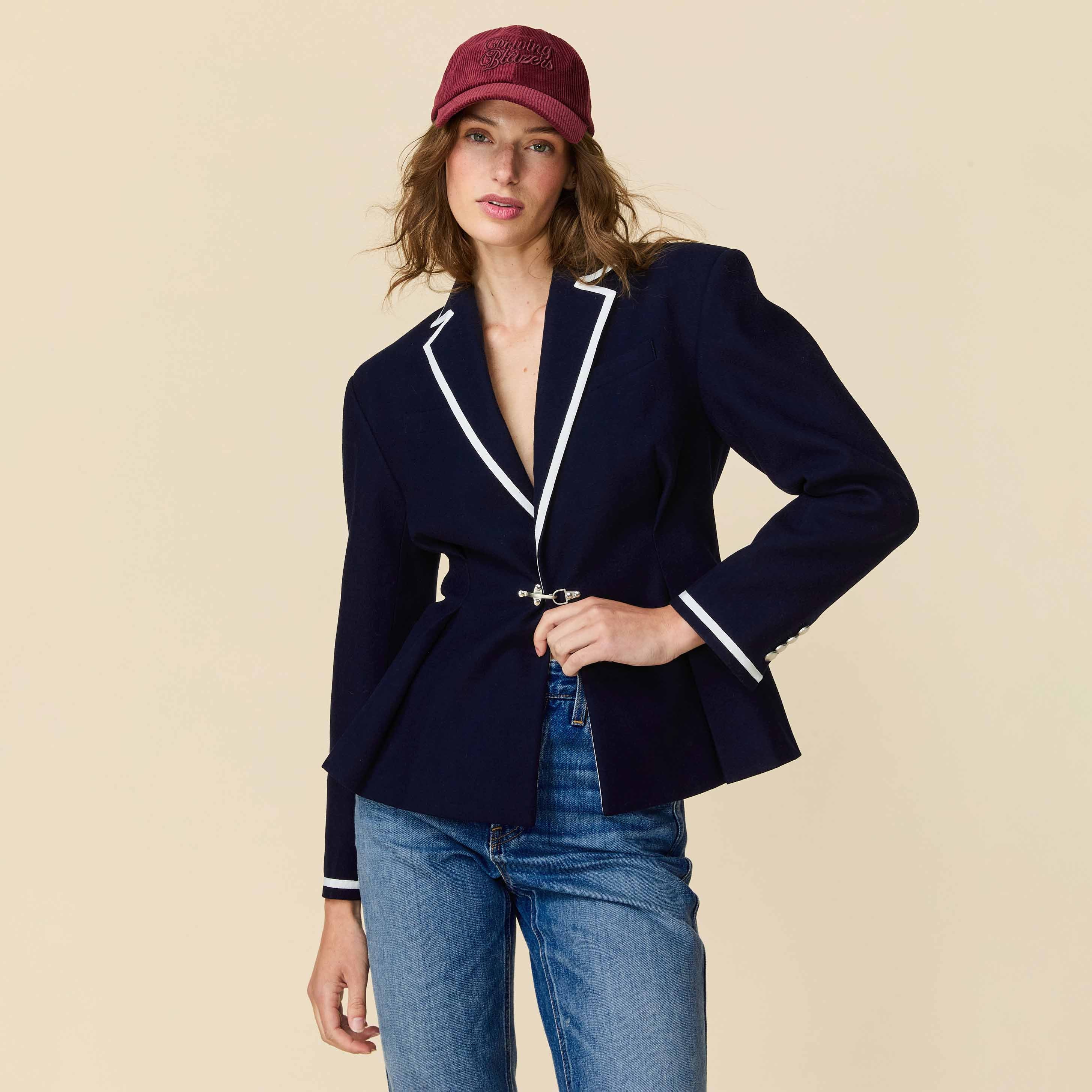 Corduroy Baseball Cap Burgundy - Image 5