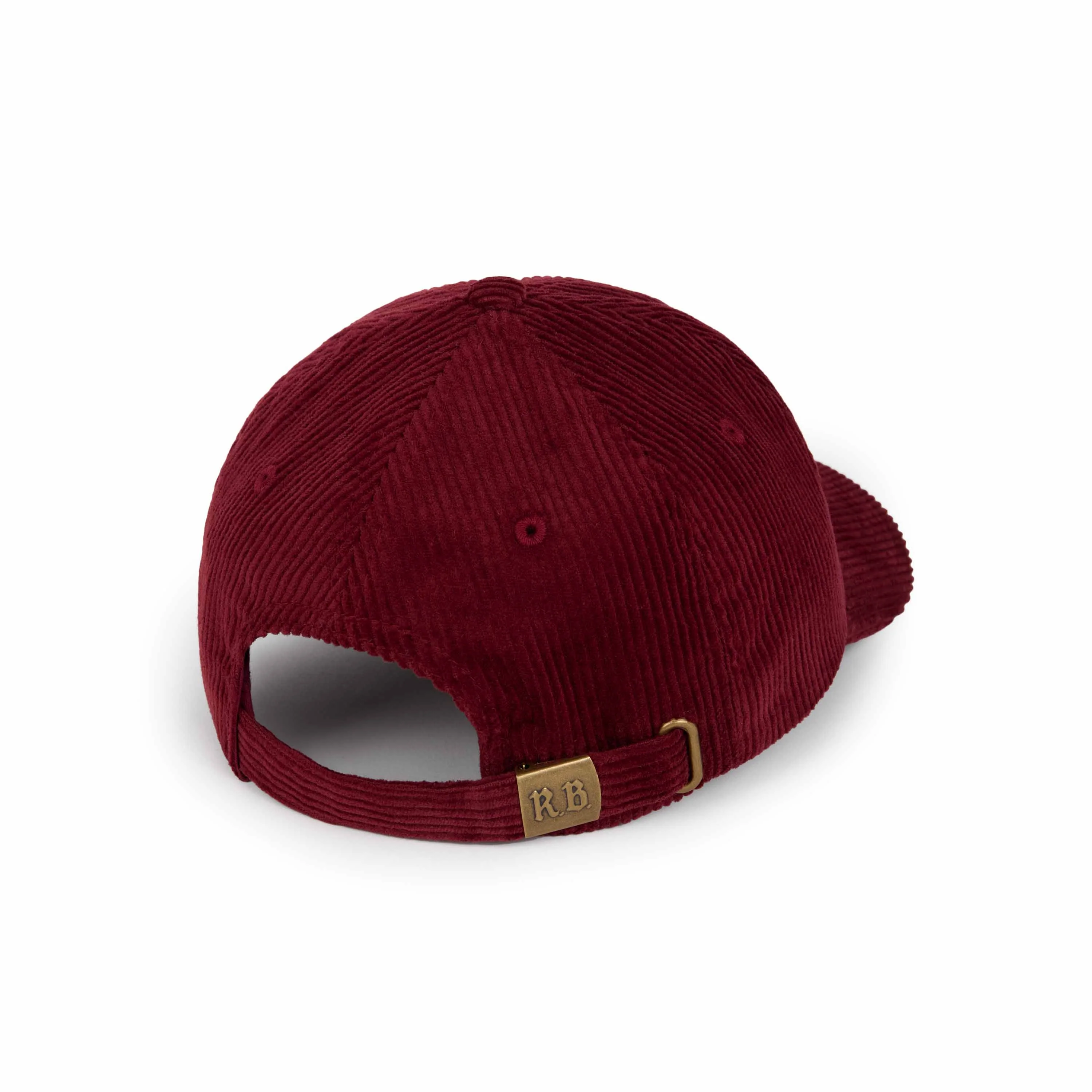 Corduroy Baseball Cap Burgundy - Image 7