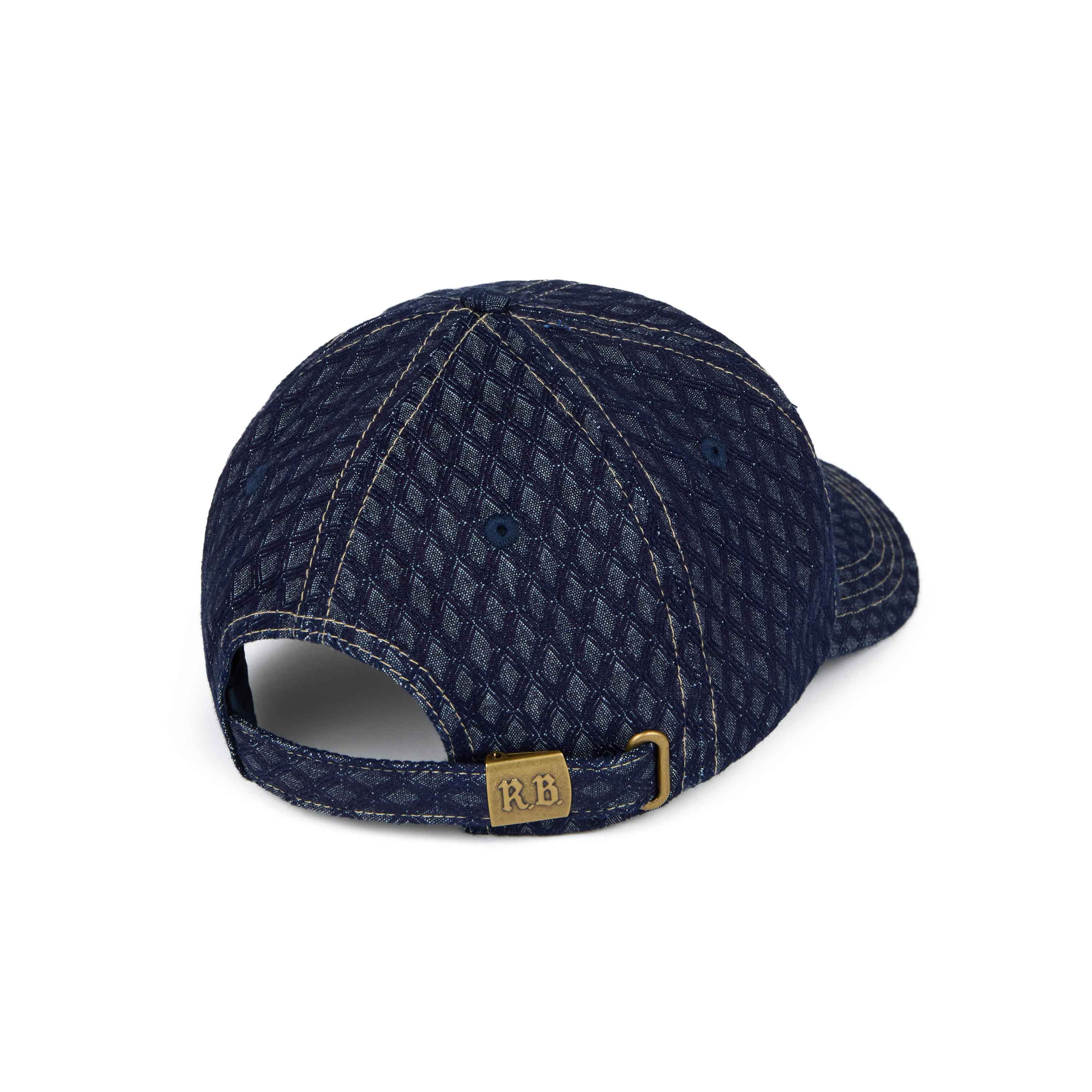Denim Jacquard Baseball Cap - Image 4