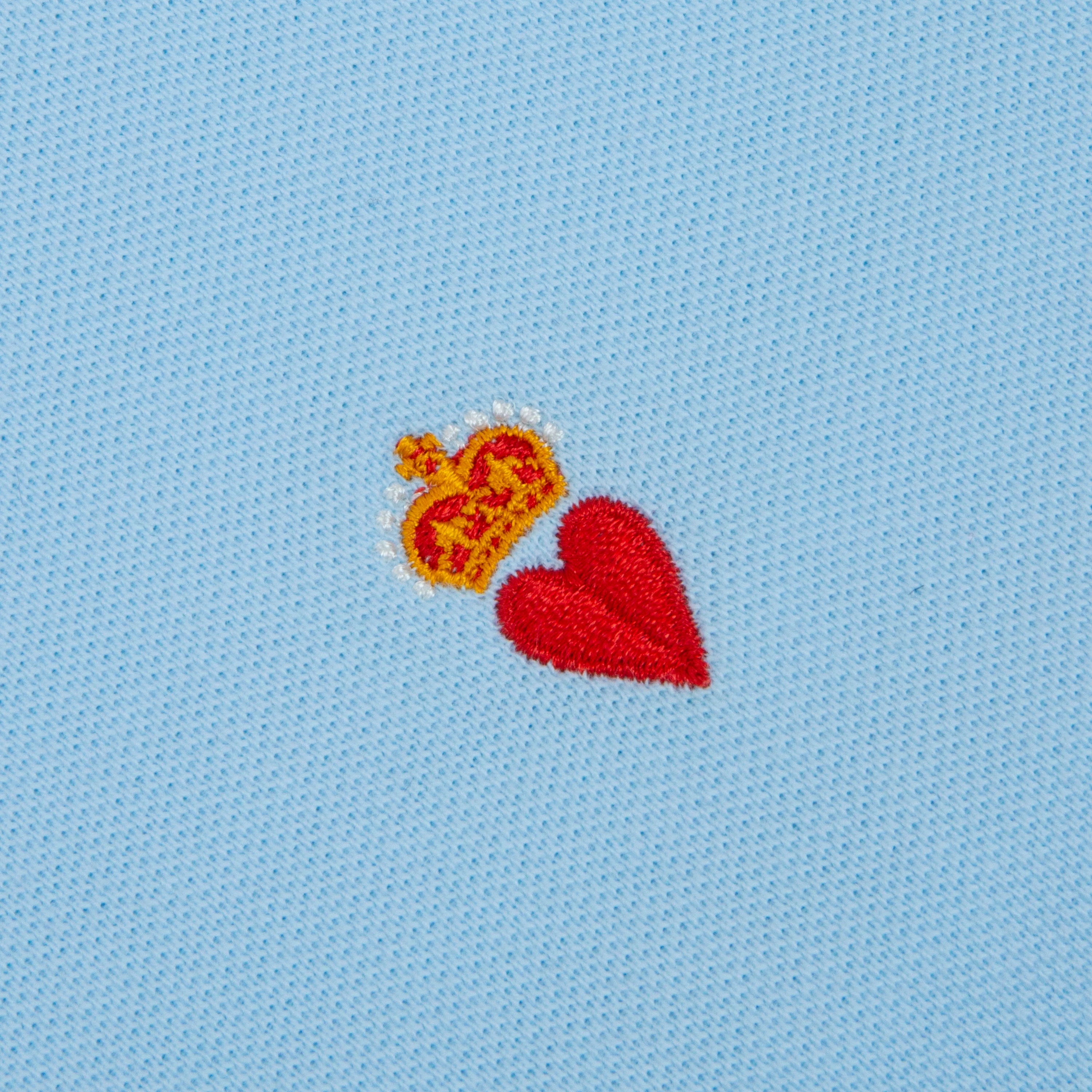 Heart Icon Piqué Polo - Image 2