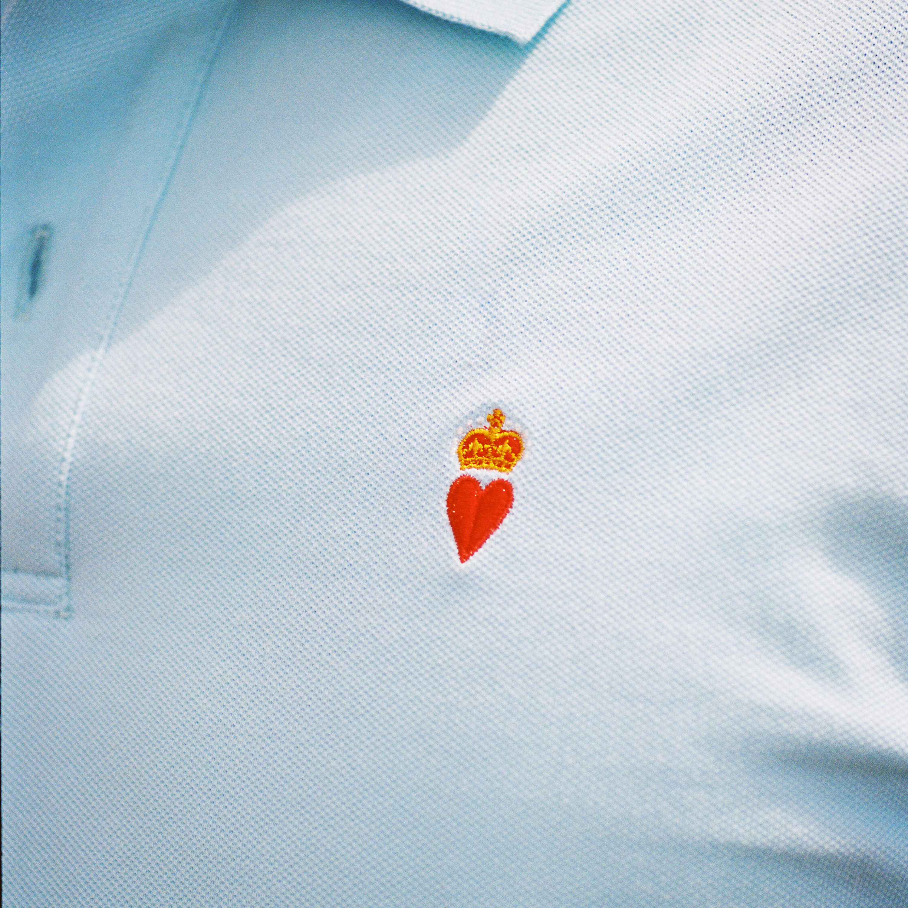 Heart Icon Piqué Polo - Image 3