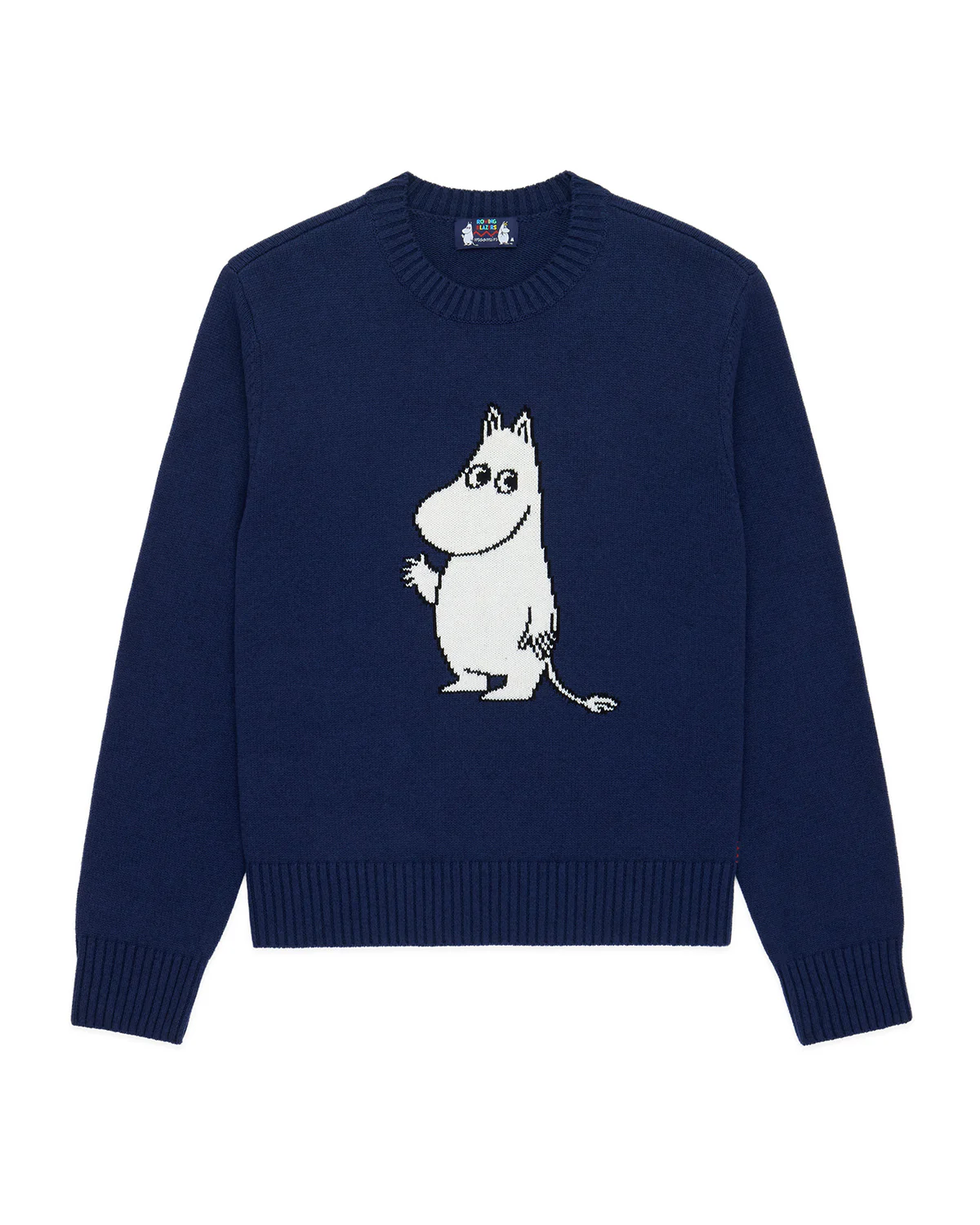 Cashmere Moomin Icon Sweater Navy