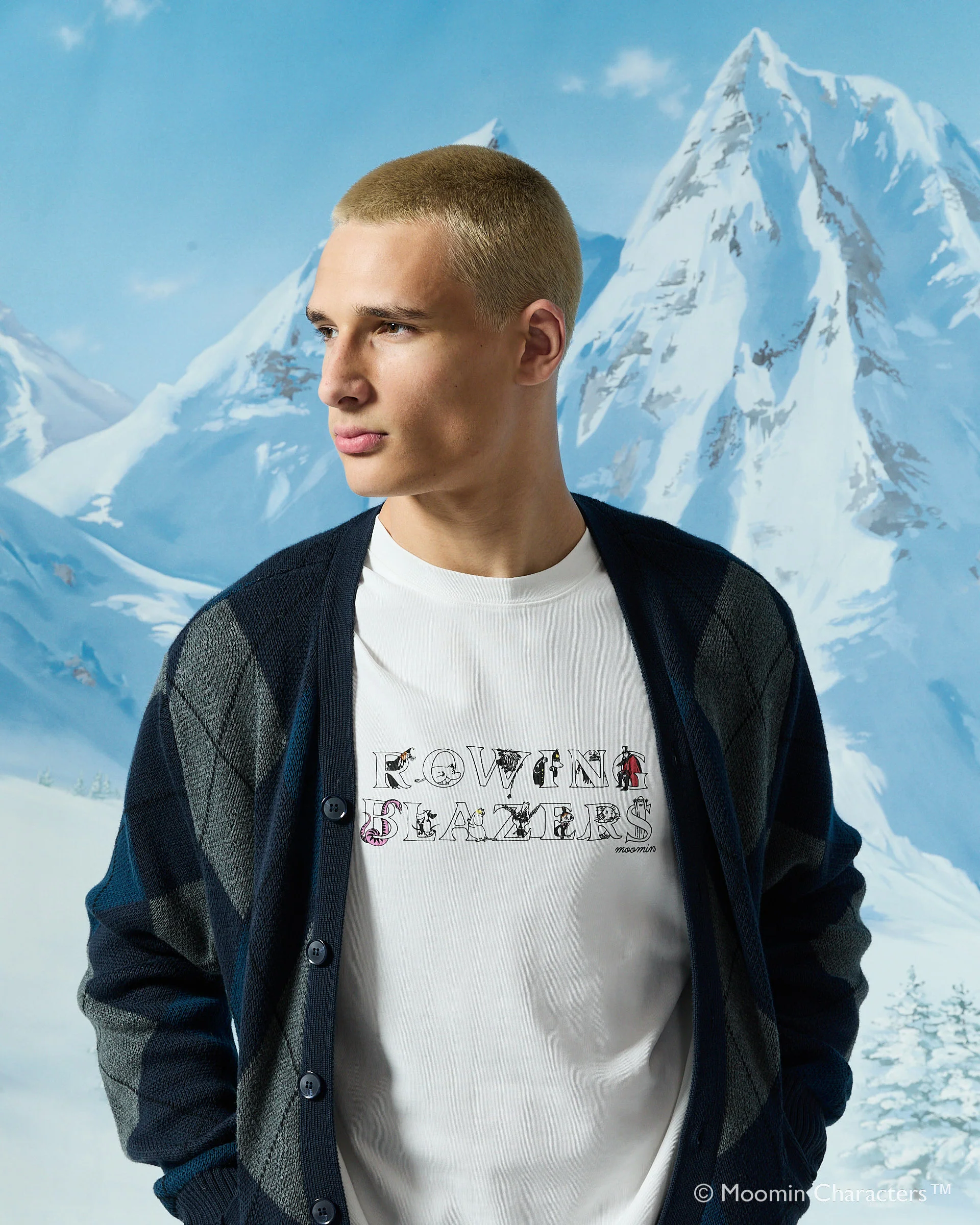 Men’s Moomin Cotton RB T-Shirt White - Image 2