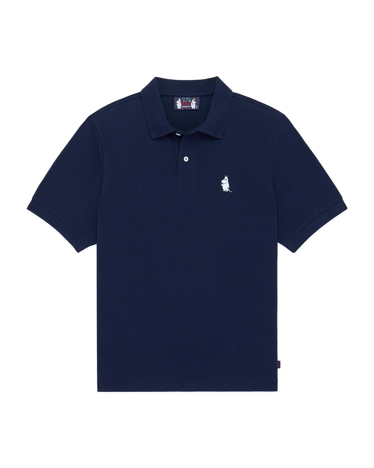 Men’s Moomin Short Sleeve Pique Polo Navy
