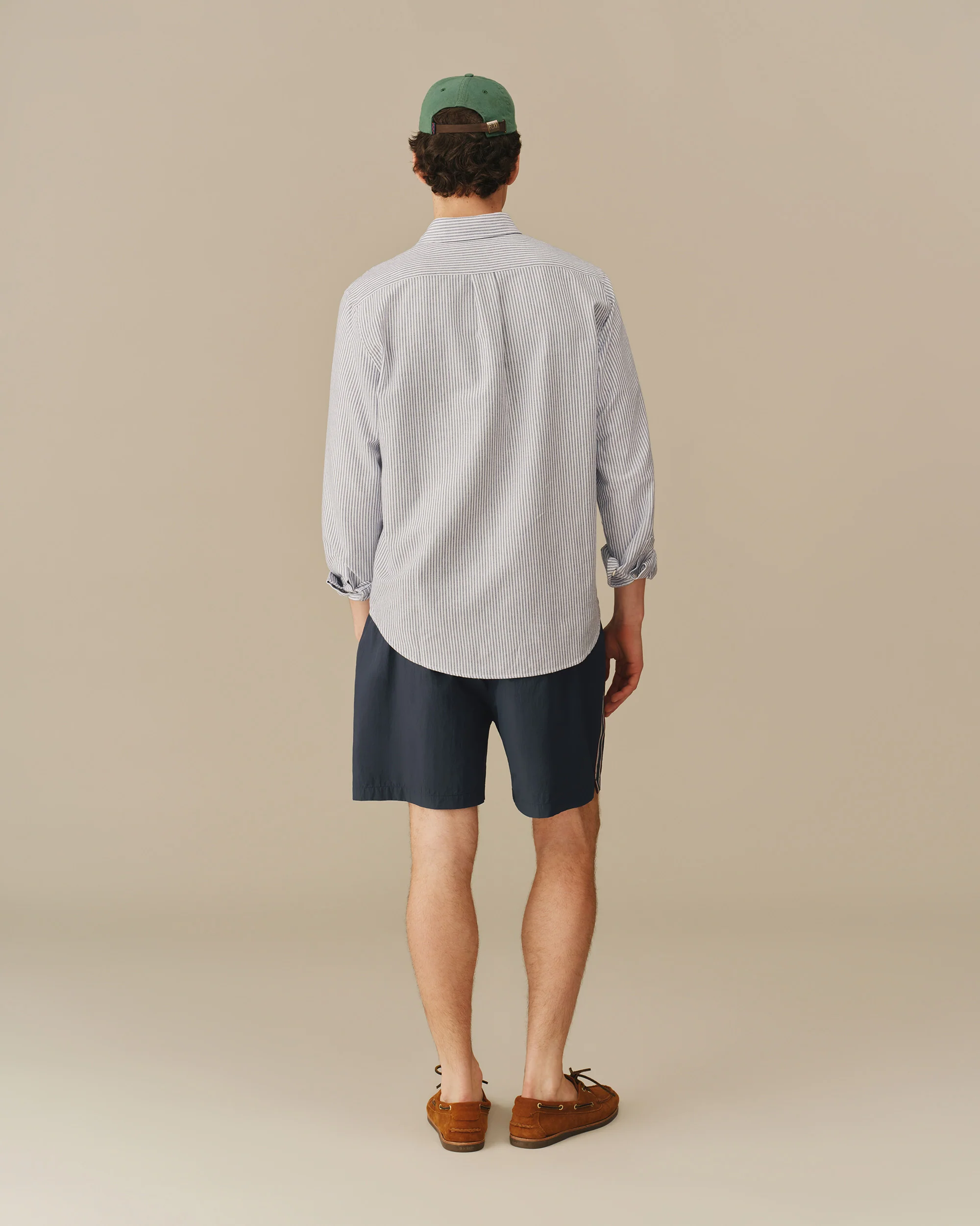 Men’s New Yorker Winnie-the-Pooh Oxford Shirt Navy& White - Image 6