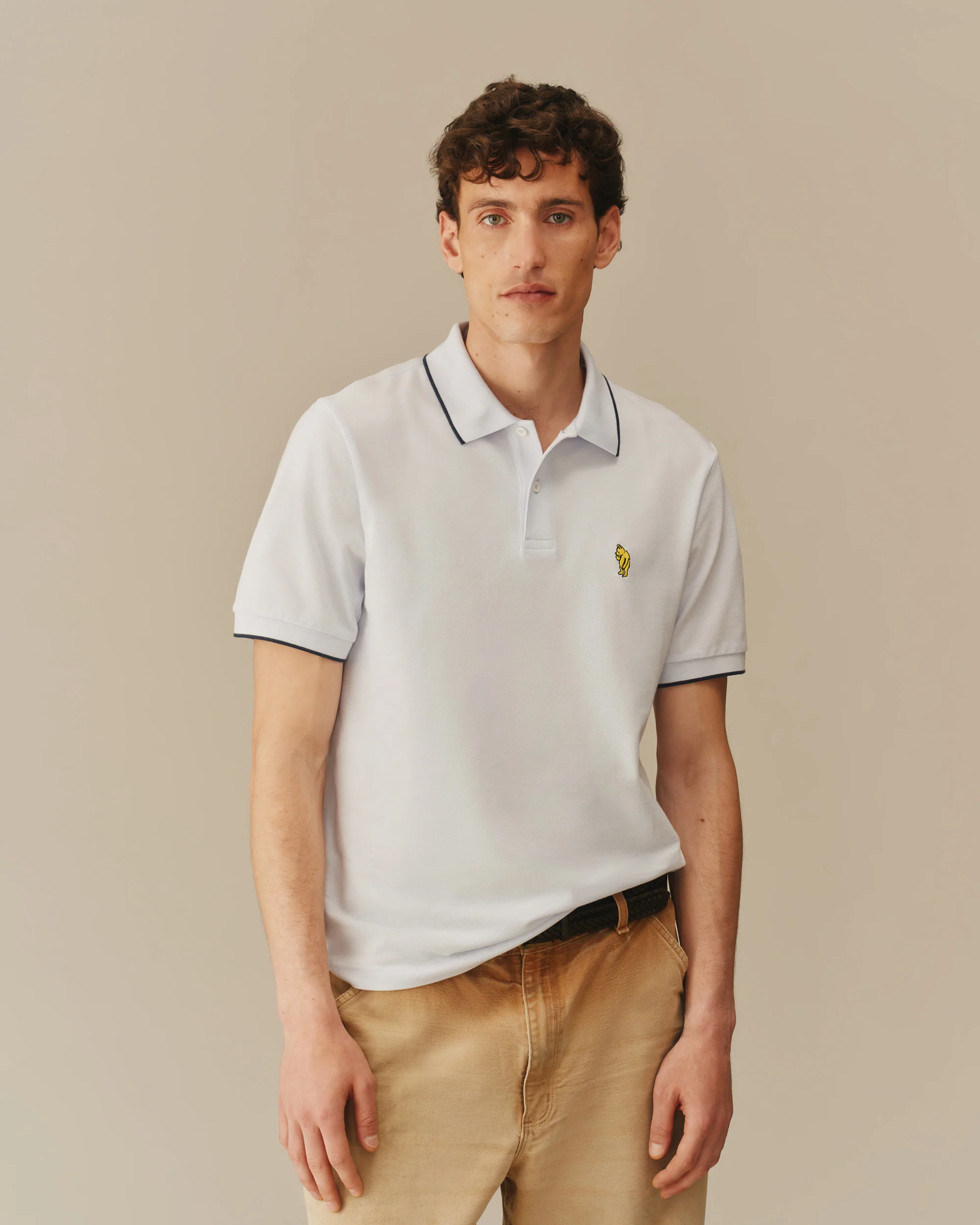 Men’s Winnie-the-Pooh Pique Polo Blue