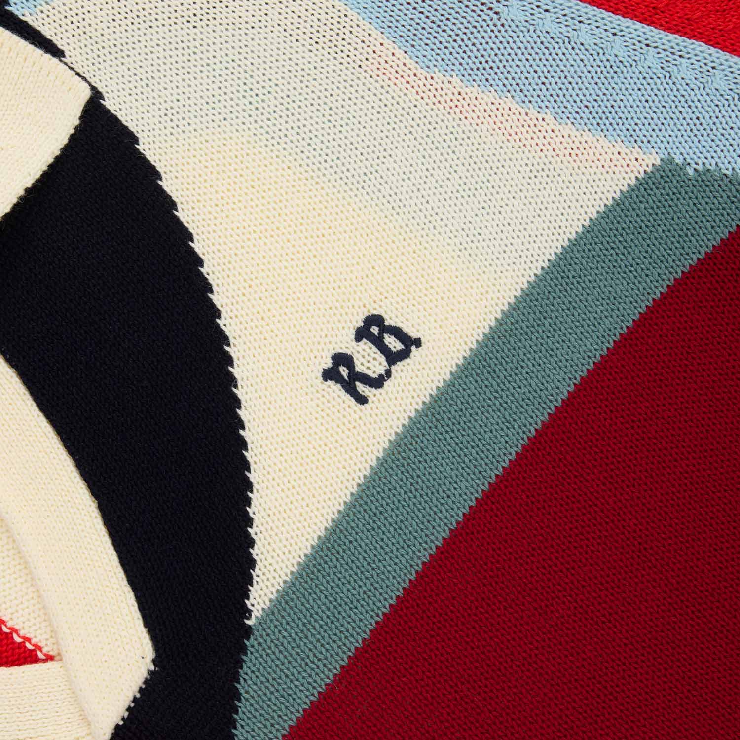Backgammon Sweater Red Brown Multicolor - Image 8
