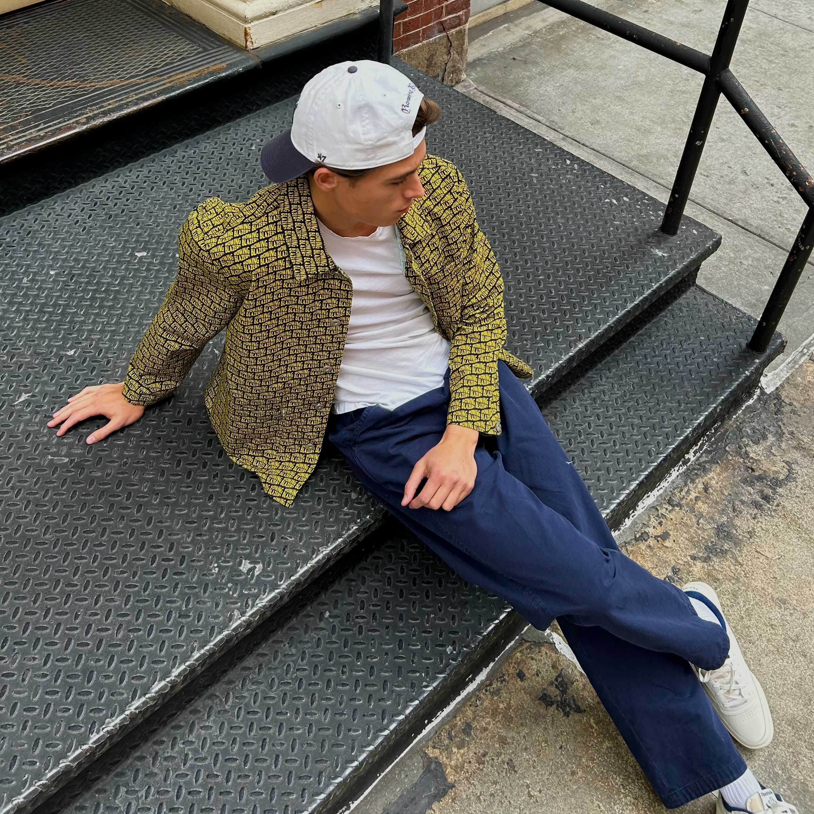 Men's Canvas Printed Chore Jacket RB All Over - Image 2