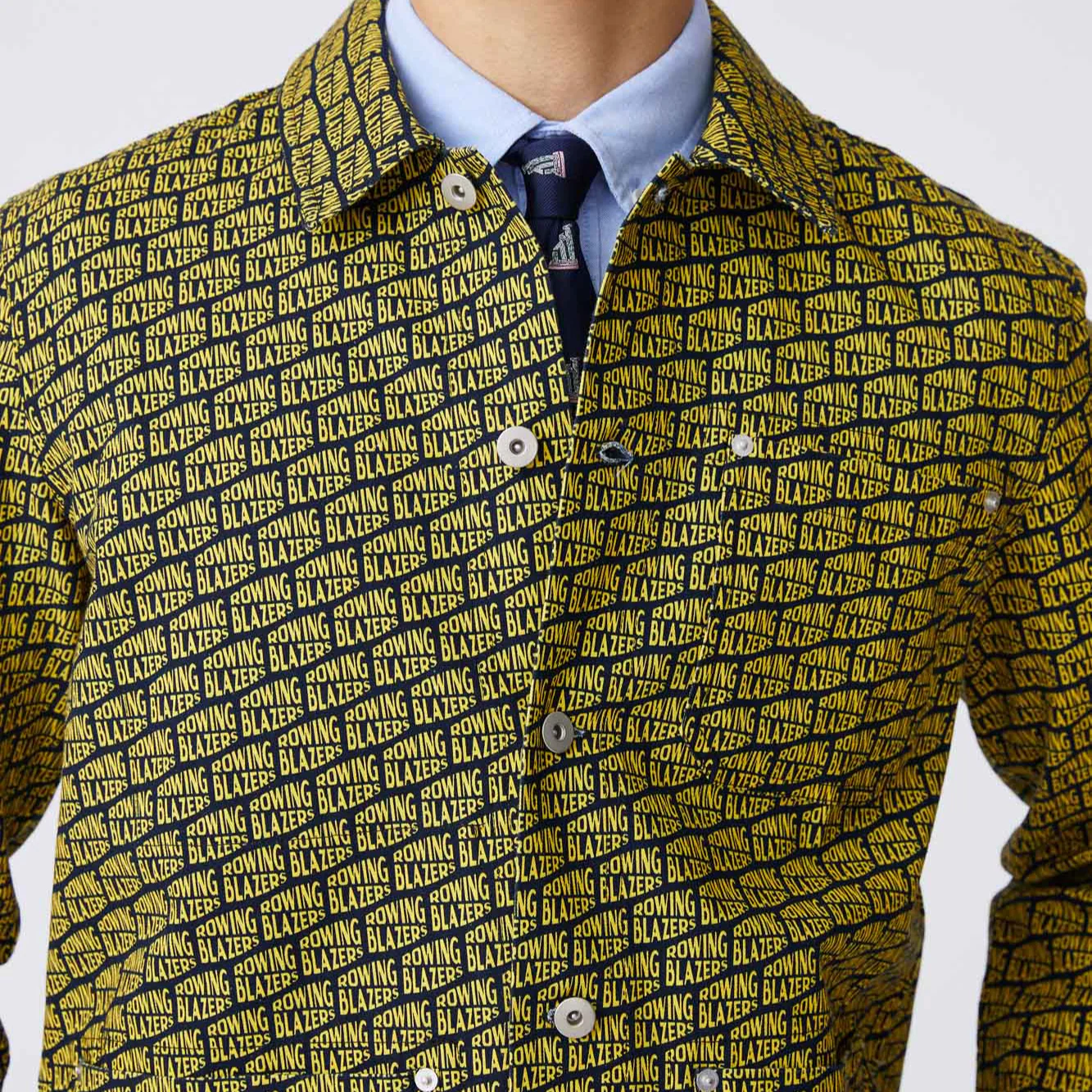 Men's Canvas Printed Chore Jacket RB All Over - Image 3