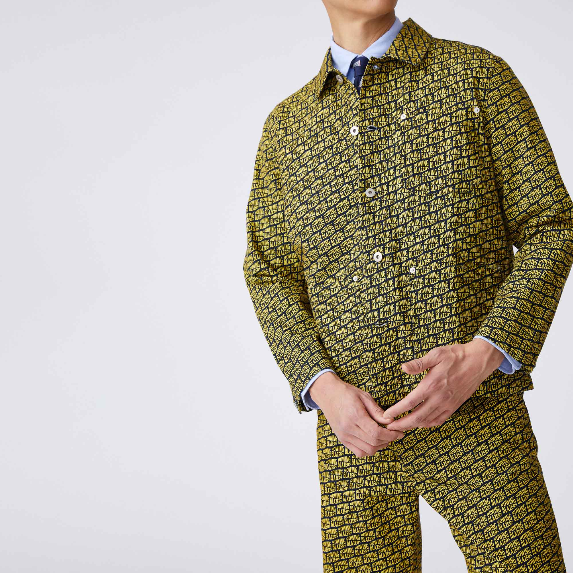 Men's Canvas Printed Chore Jacket RB All Over - Image 6