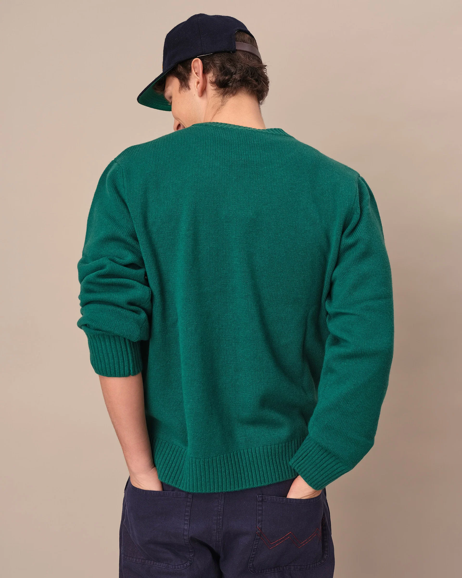 Babar Jardinier Cashmere Sweater Green - Image 3