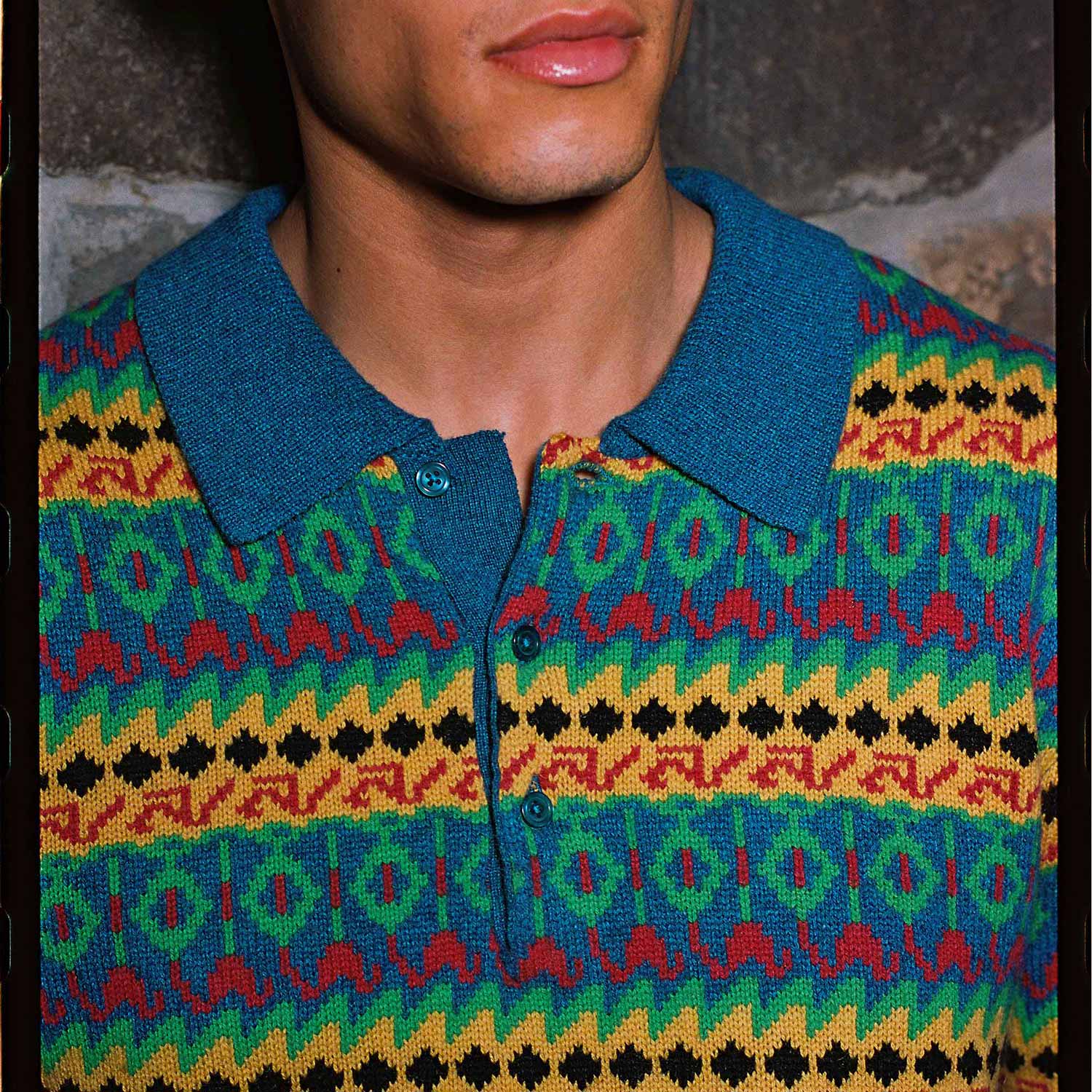 Cashmere Fairisle Sweater Polo Après-Ski - Image 6