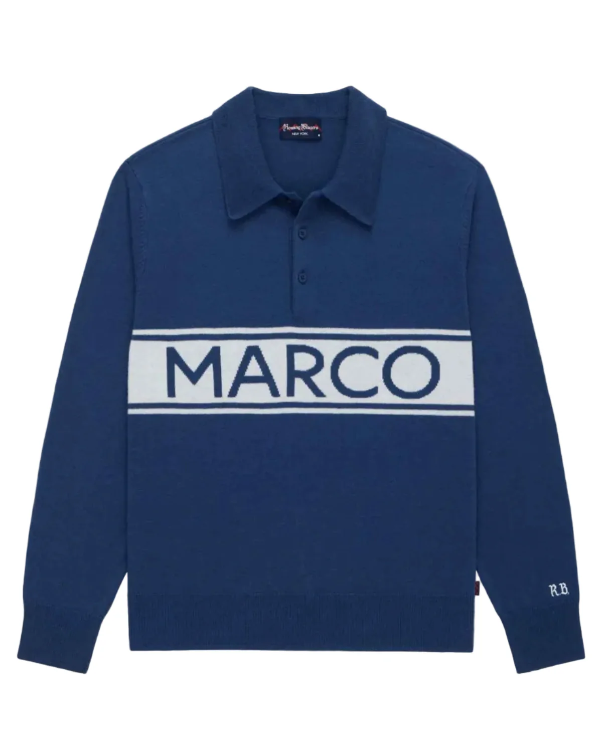 Cashmere Marco Polo Sweater Blue