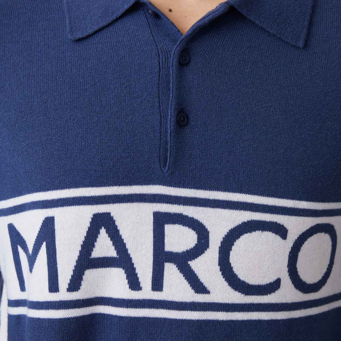 Cashmere Marco Polo Sweater Blue - Image 4