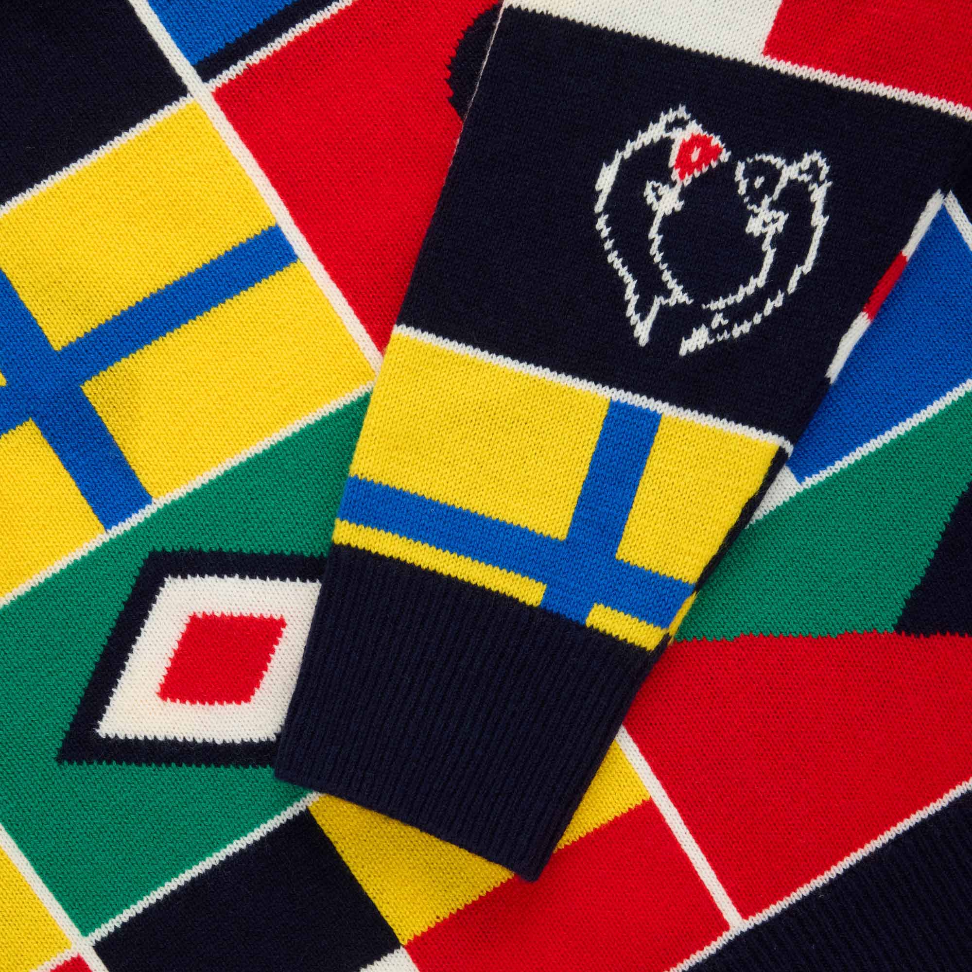 Cashmere Sailing Flag Sweater Multicolor - Image 6