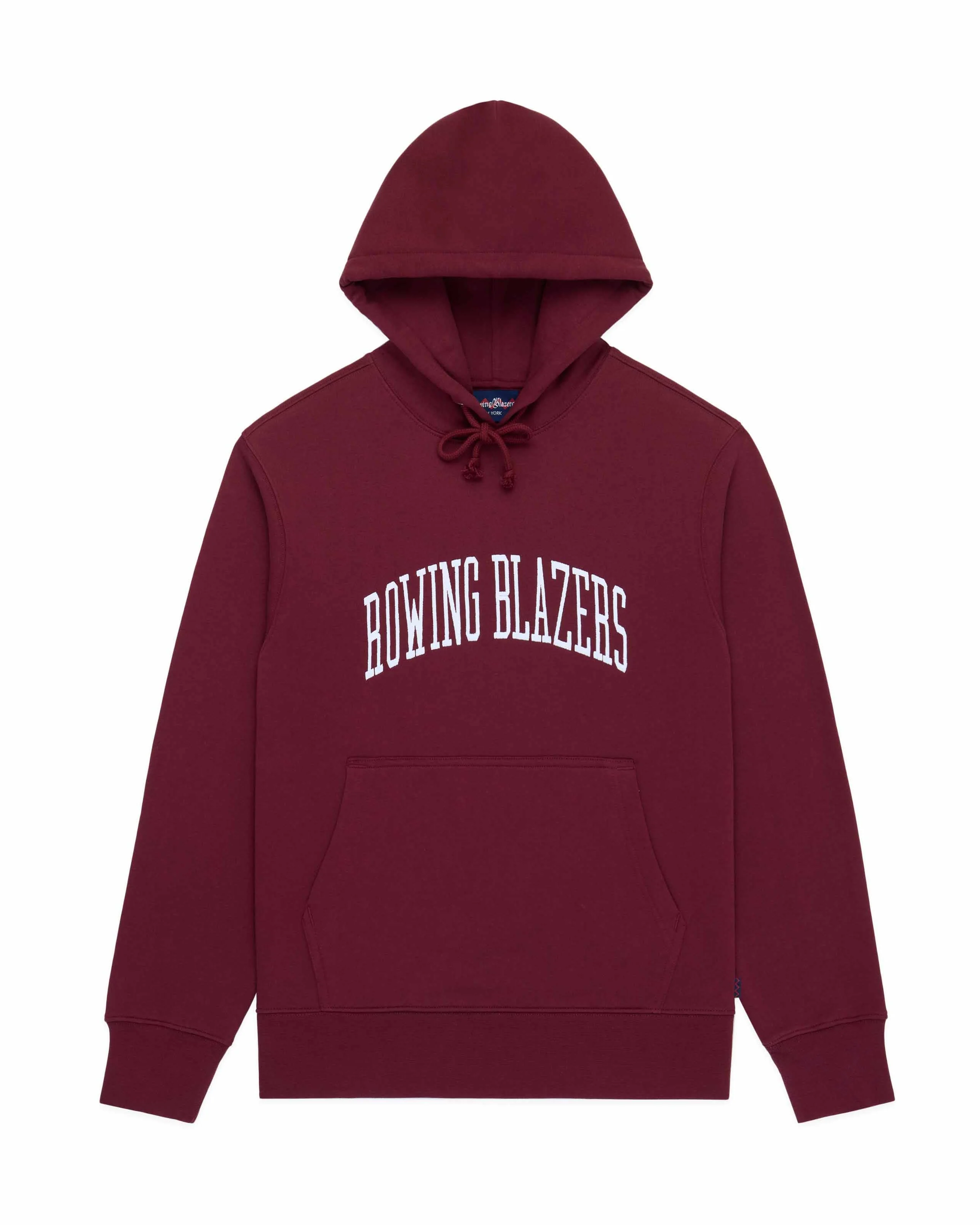 Men's Collegiate Arch Hoodie Burgundy