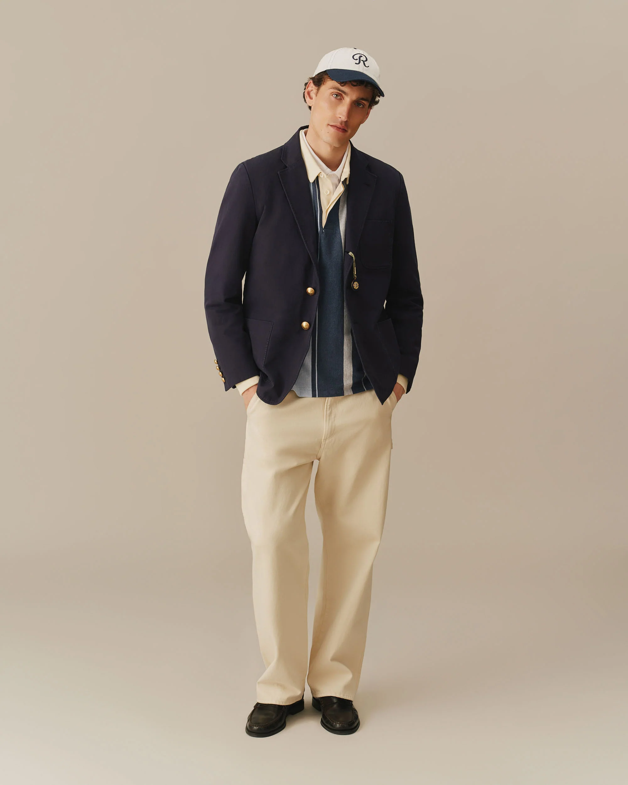 Men's Core Chino Patch Pocket Blazer Navy