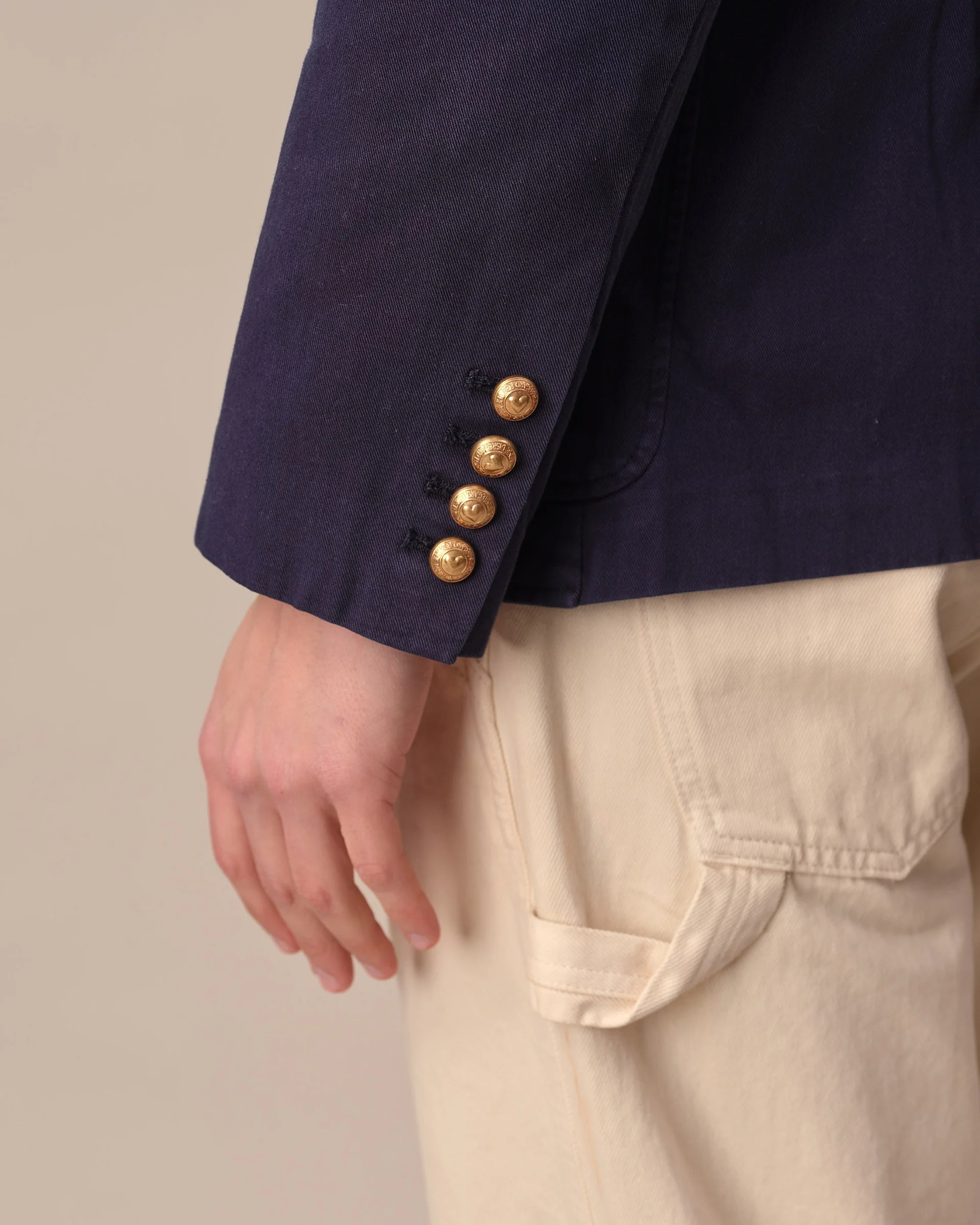 Men's Core Chino Patch Pocket Blazer Navy - Image 6