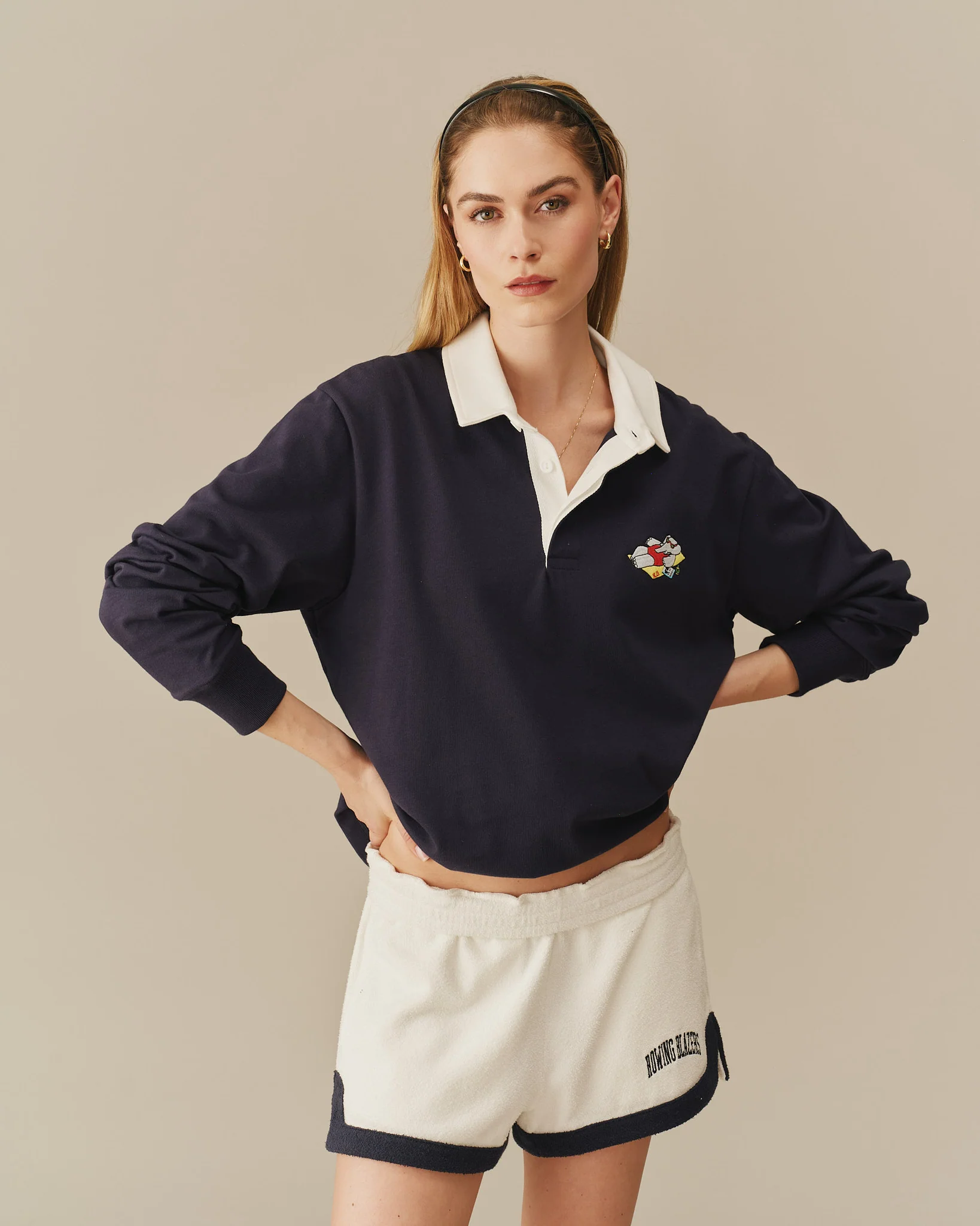 Cotton Beach Babar Rugby Navy - Image 5