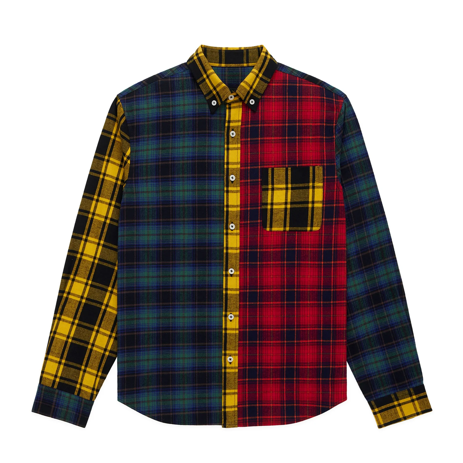 Men's Cotton Classic Flannel Fun Shirt Multi Color