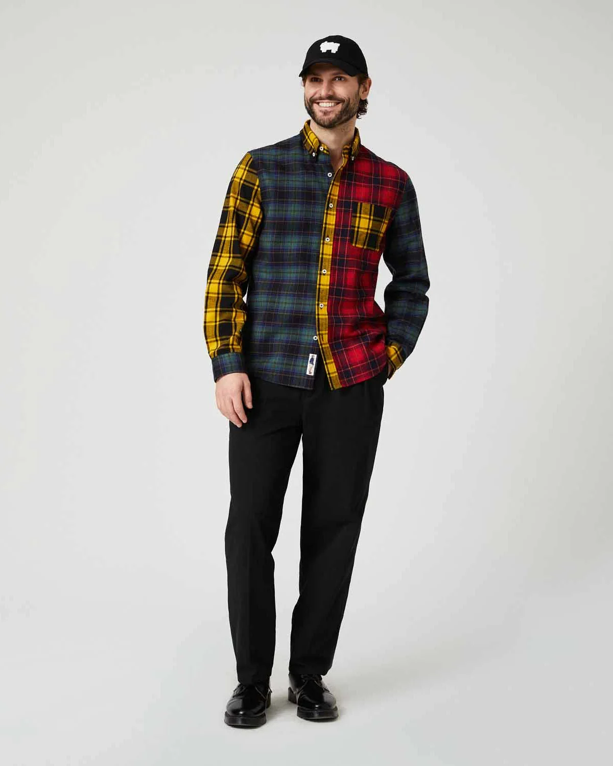 Men's Cotton Classic Flannel Fun Shirt Multi Color - Image 3