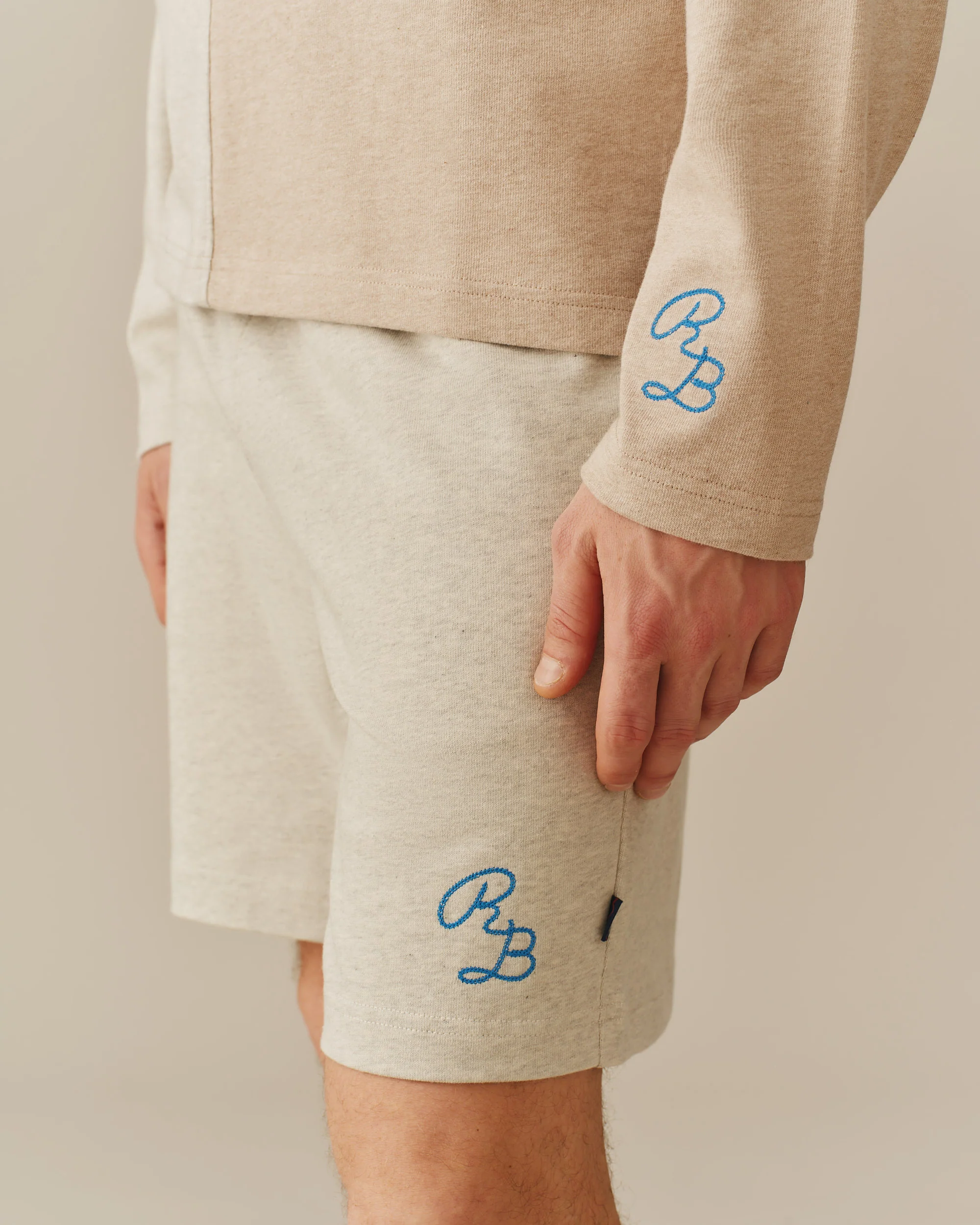 Cotton Color Blocked Rugby Khaki - Image 5