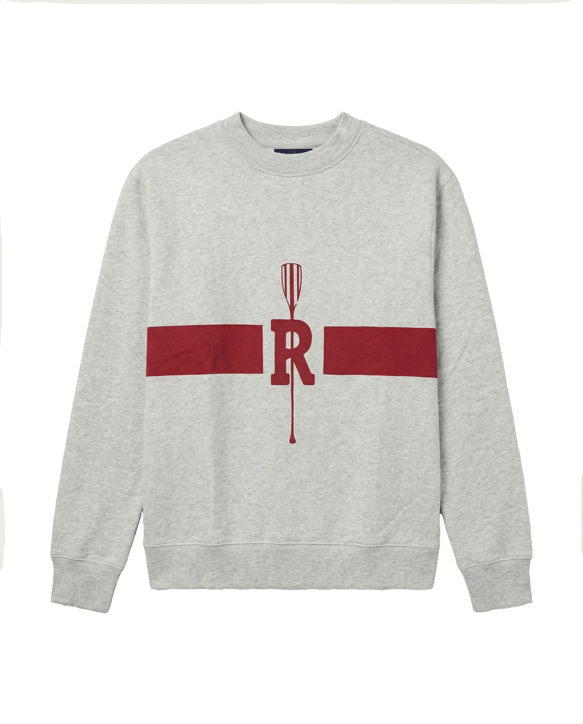 Men's Cotton Crew Club Crewneck Light Heather Grey - Image 6