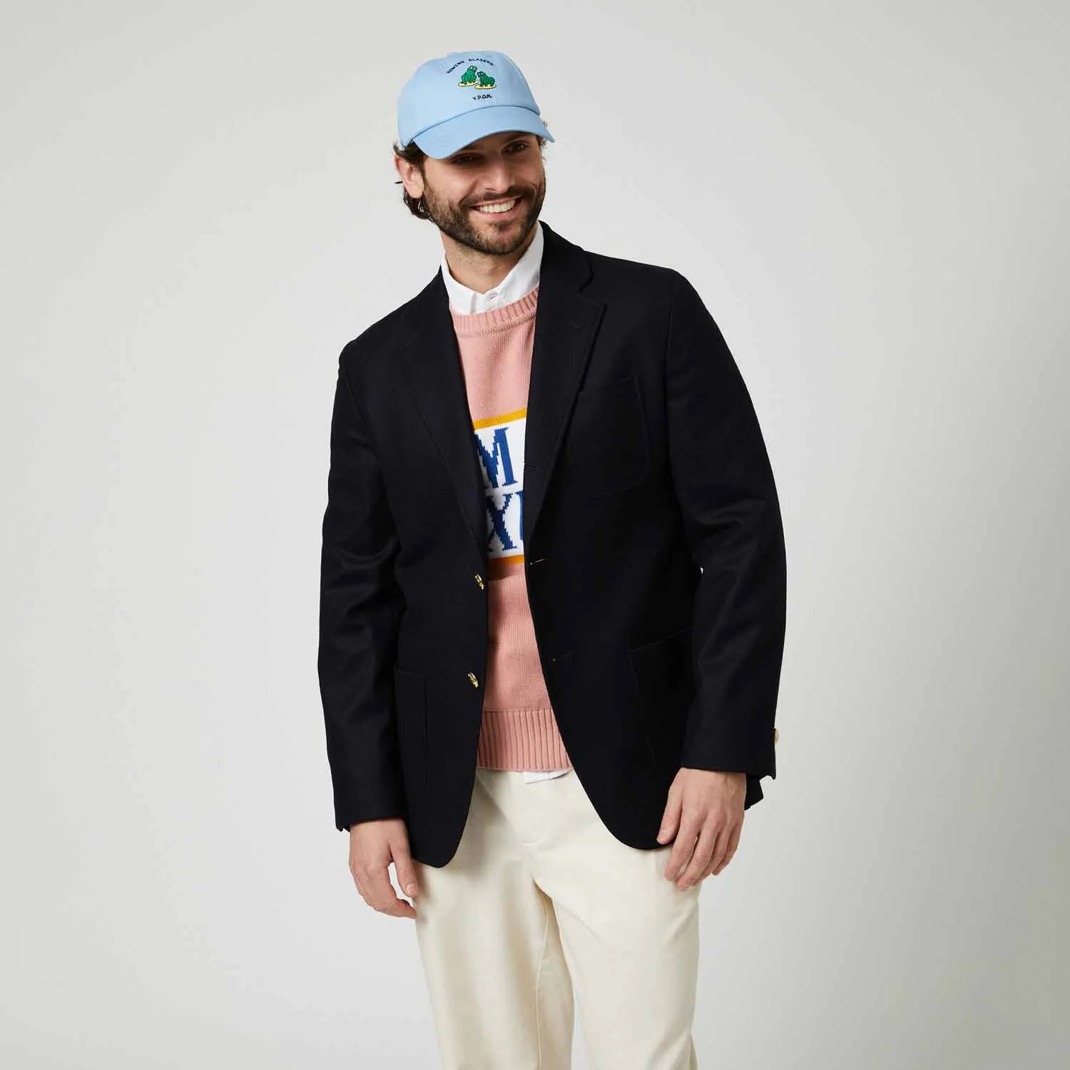 Men's Frog Hat Light Blue - Image 5