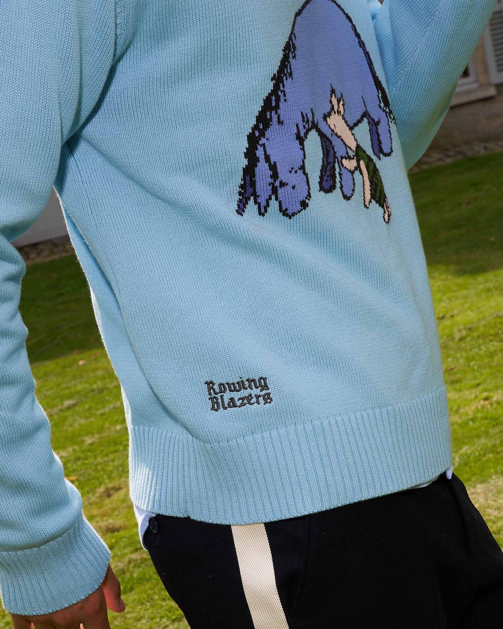 Cotton Eeyore and Piglet Sweater Blue - Image 5