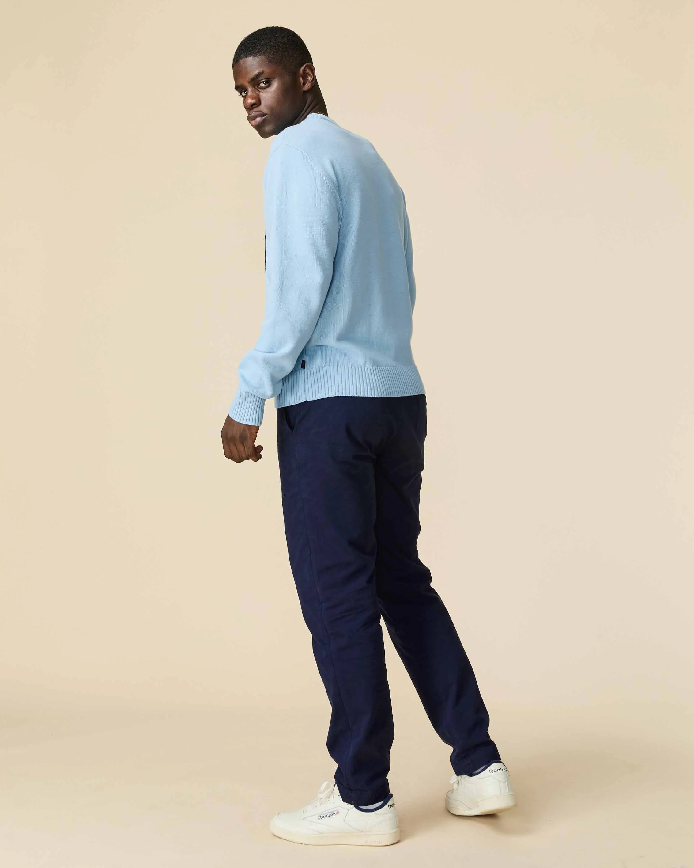 Cotton Eeyore and Piglet Sweater Blue - Image 7