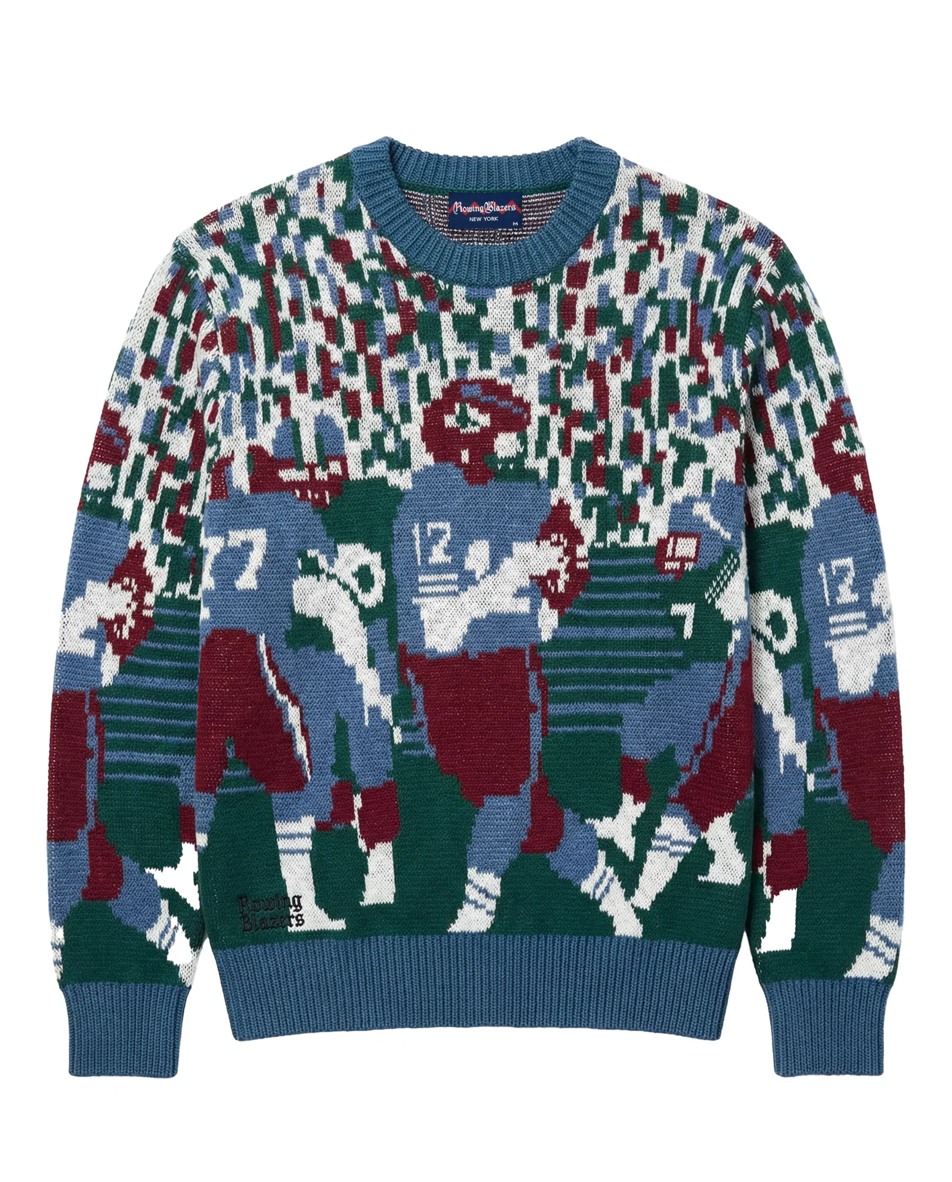 Cotton Football Sweater Green - Image 5