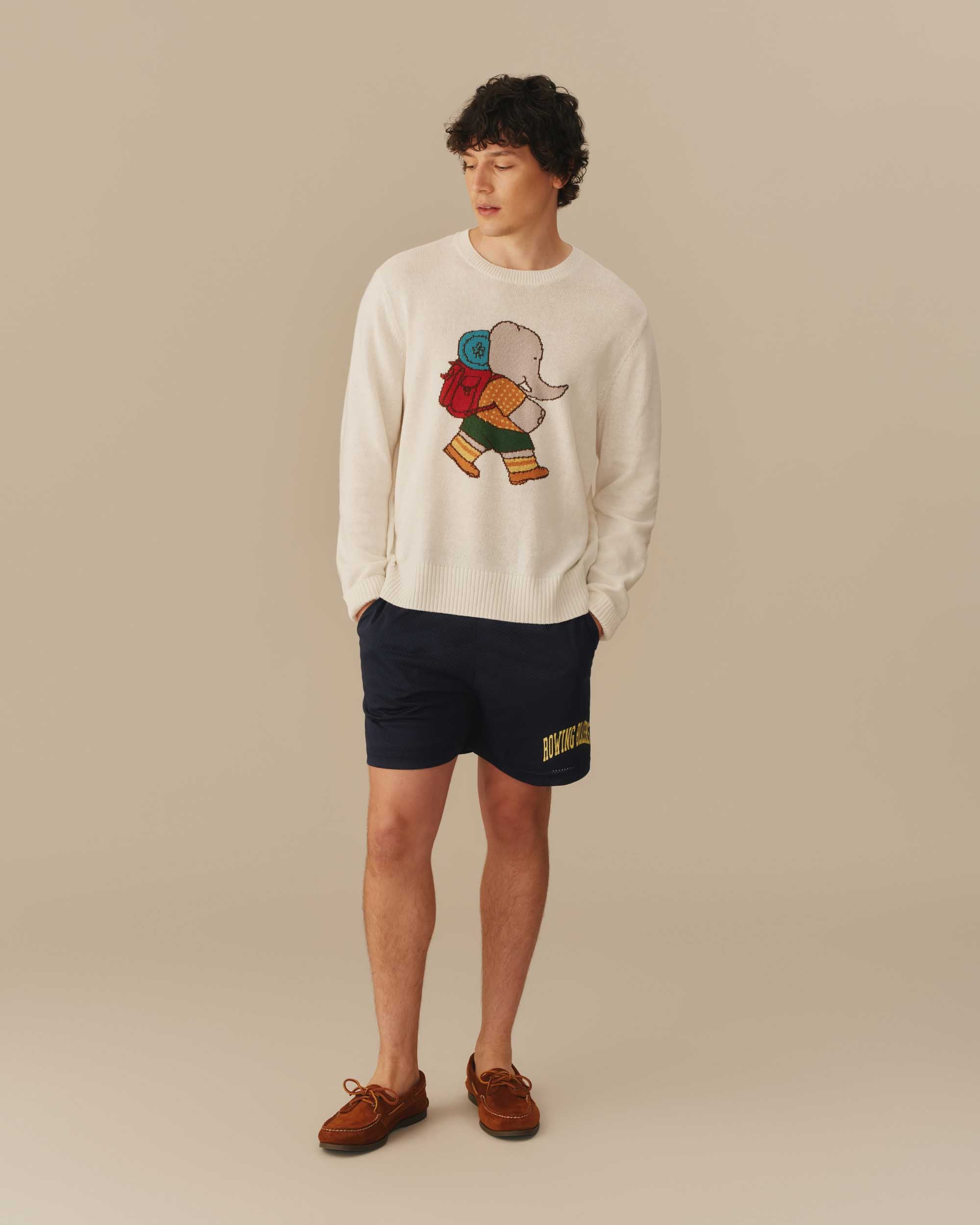 Cotton Linen Babar Sweater Cream - Image 2