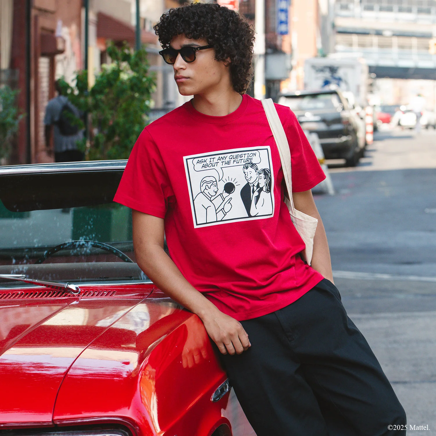 Men's Cotton Magic 8™ Comic Tee Red - Image 2