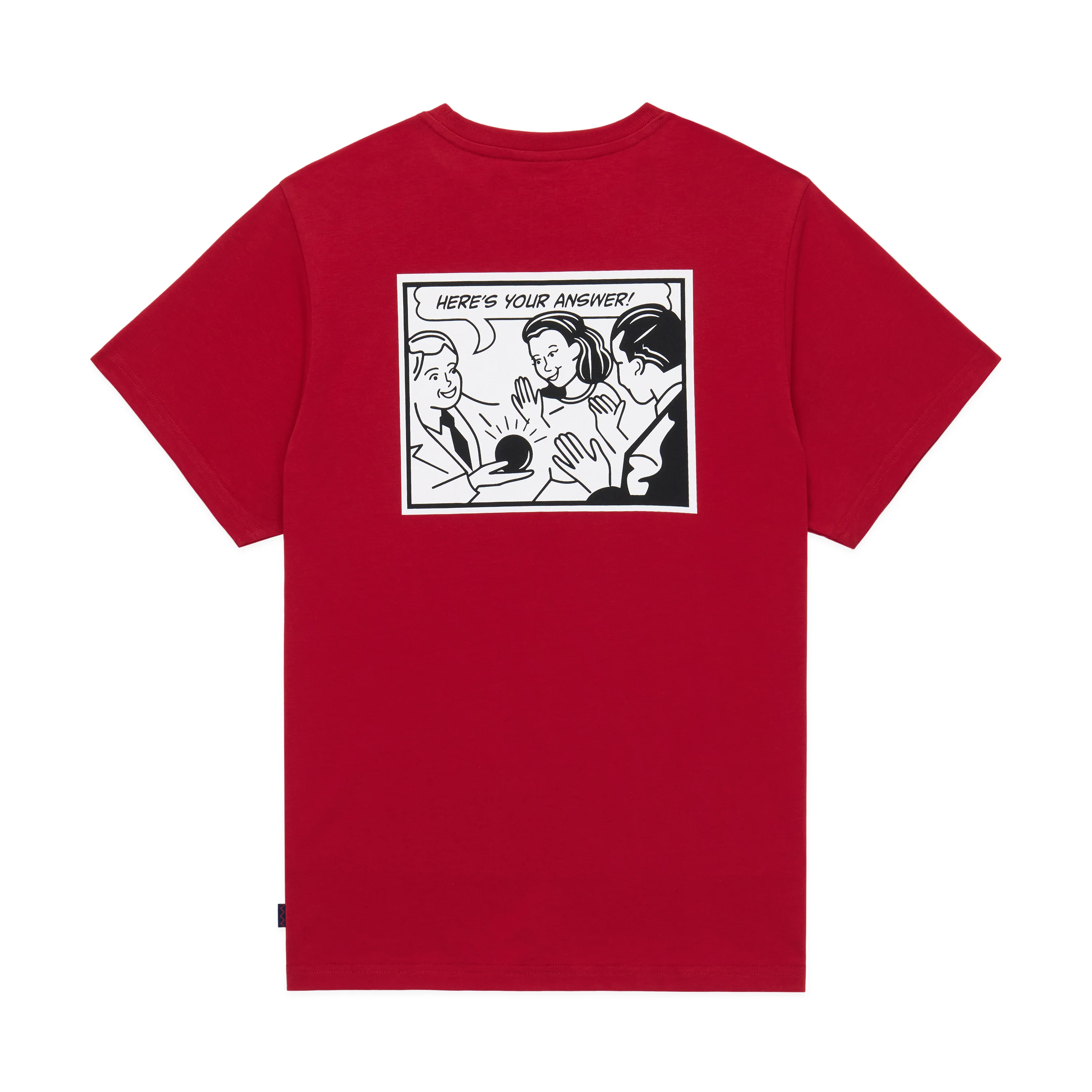 Men's Cotton Magic 8™ Comic Tee Red - Image 3
