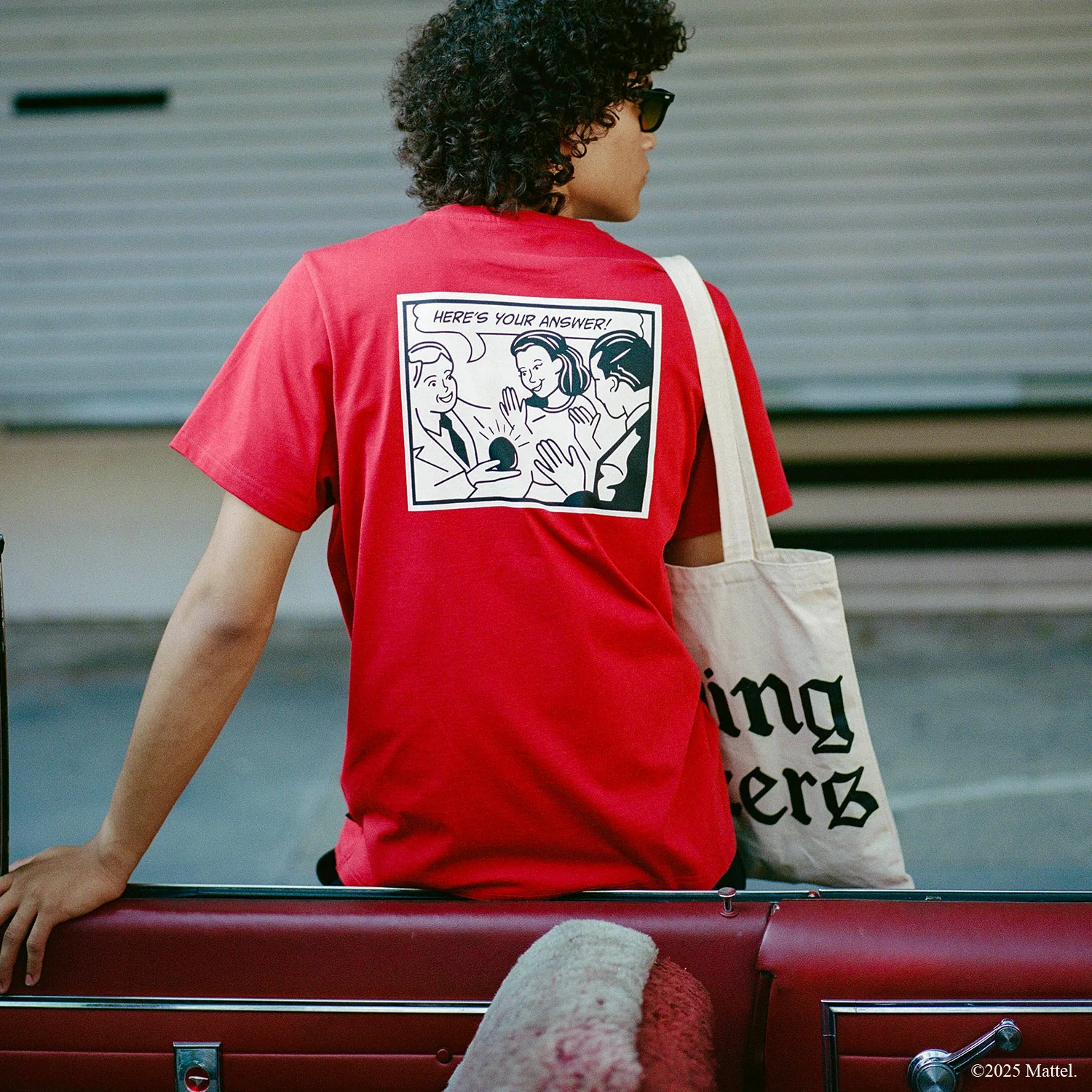 Men's Cotton Magic 8™ Comic Tee Red - Image 4