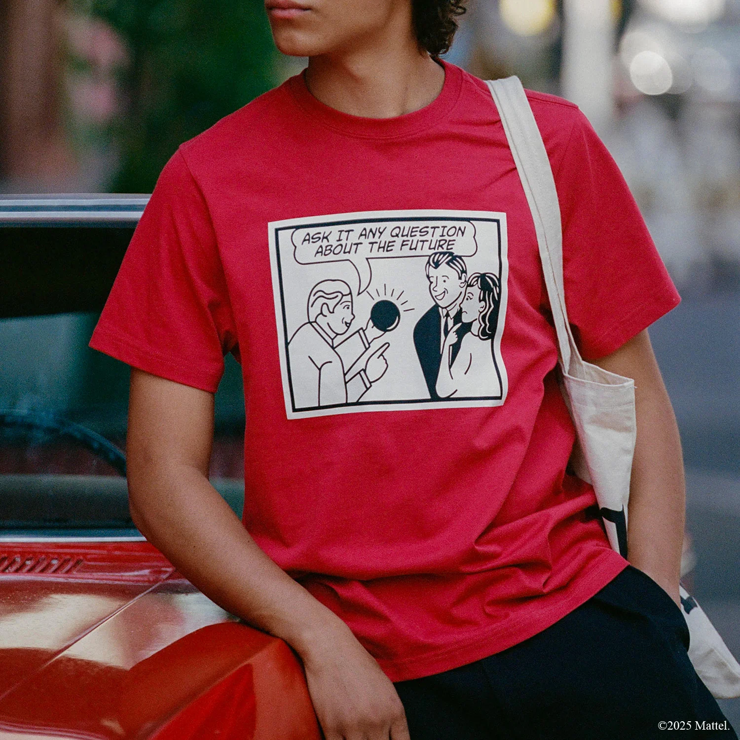 Men's Cotton Magic 8™ Comic Tee Red - Image 5