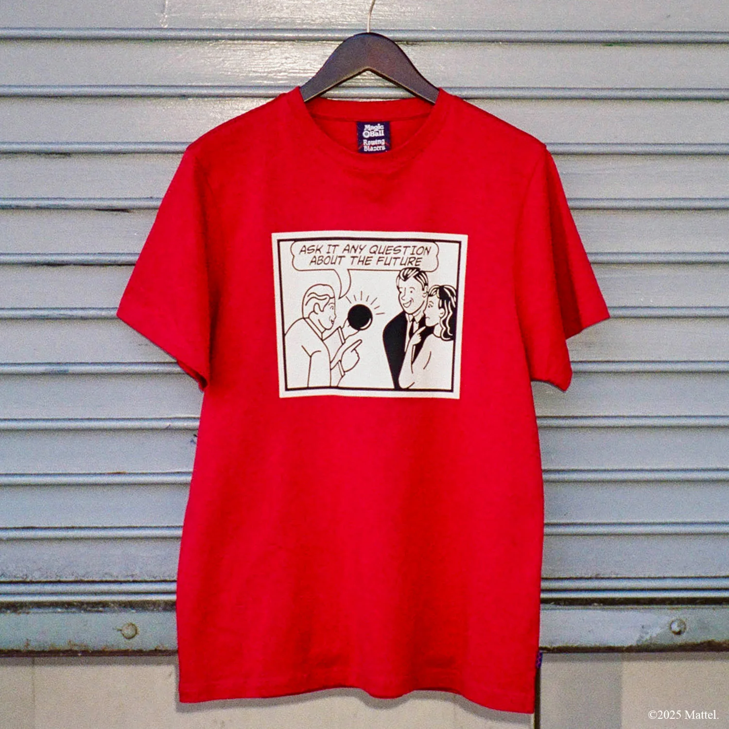 Men's Cotton Magic 8™ Comic Tee Red - Image 6