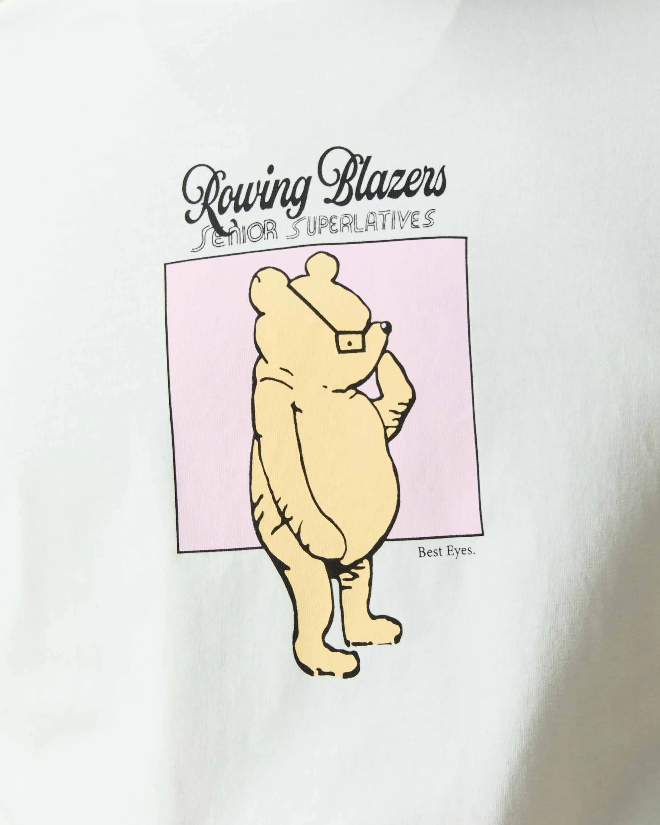 Men's Cotton Pooh Superlative T-Shirt Cream - Image 3