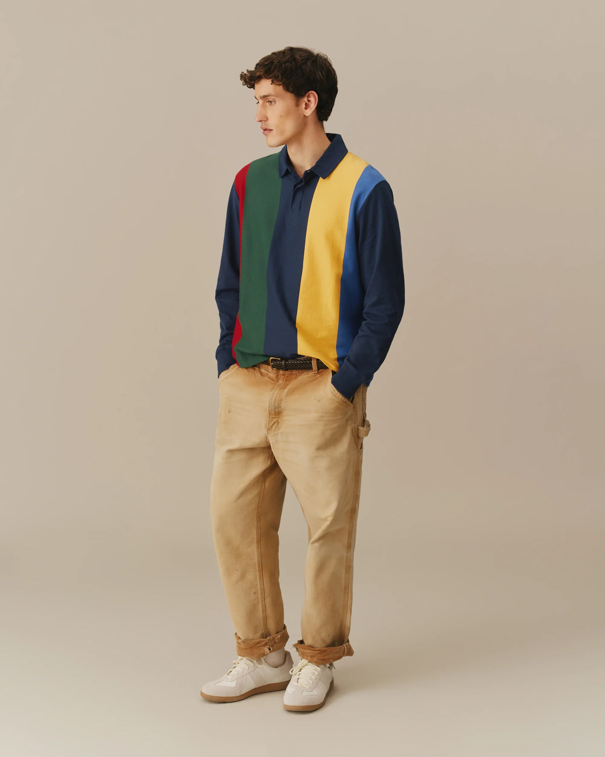 Cotton Primary Striped Rugby Multi-Color - Image 4