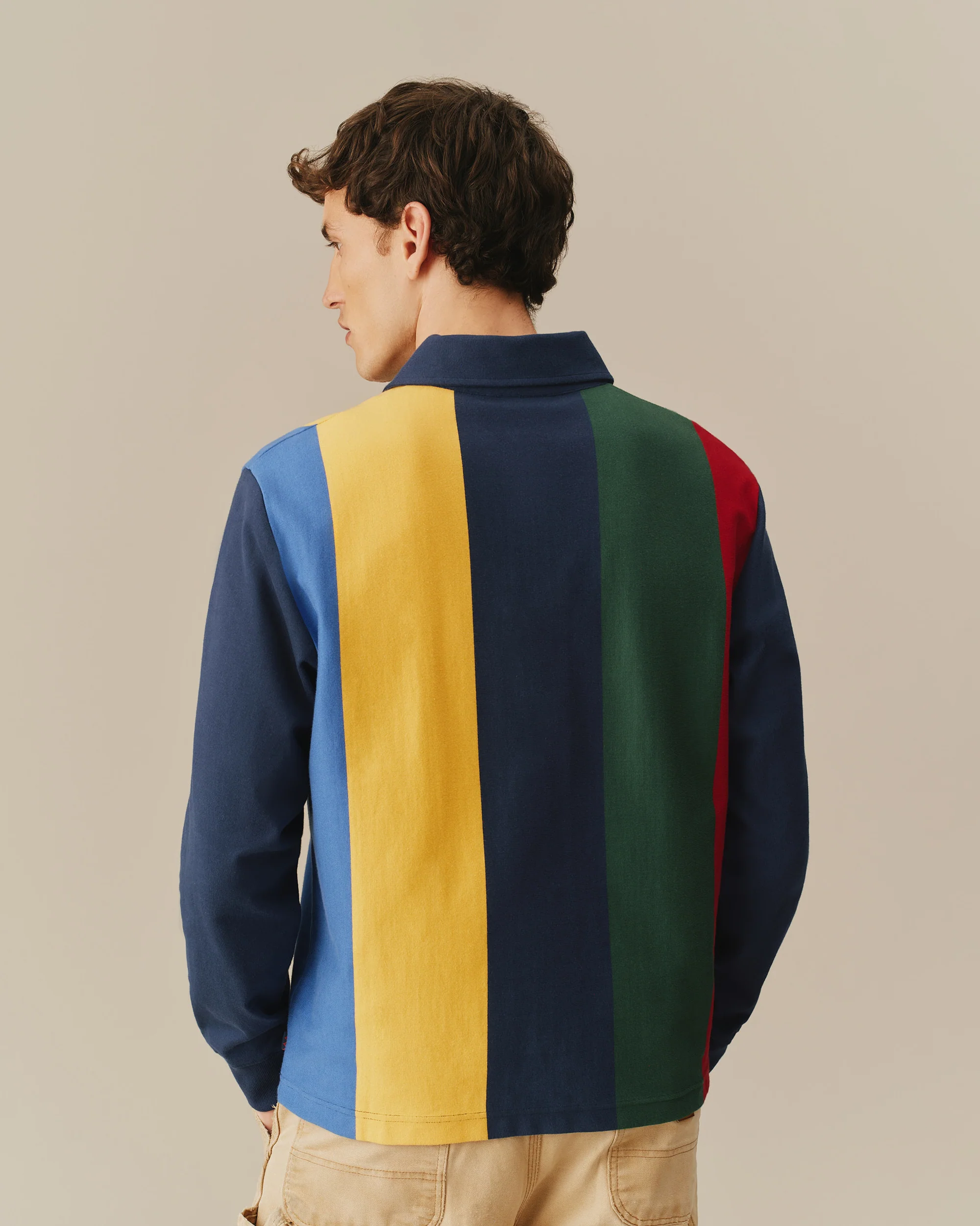 Cotton Primary Striped Rugby Multi-Color - Image 7