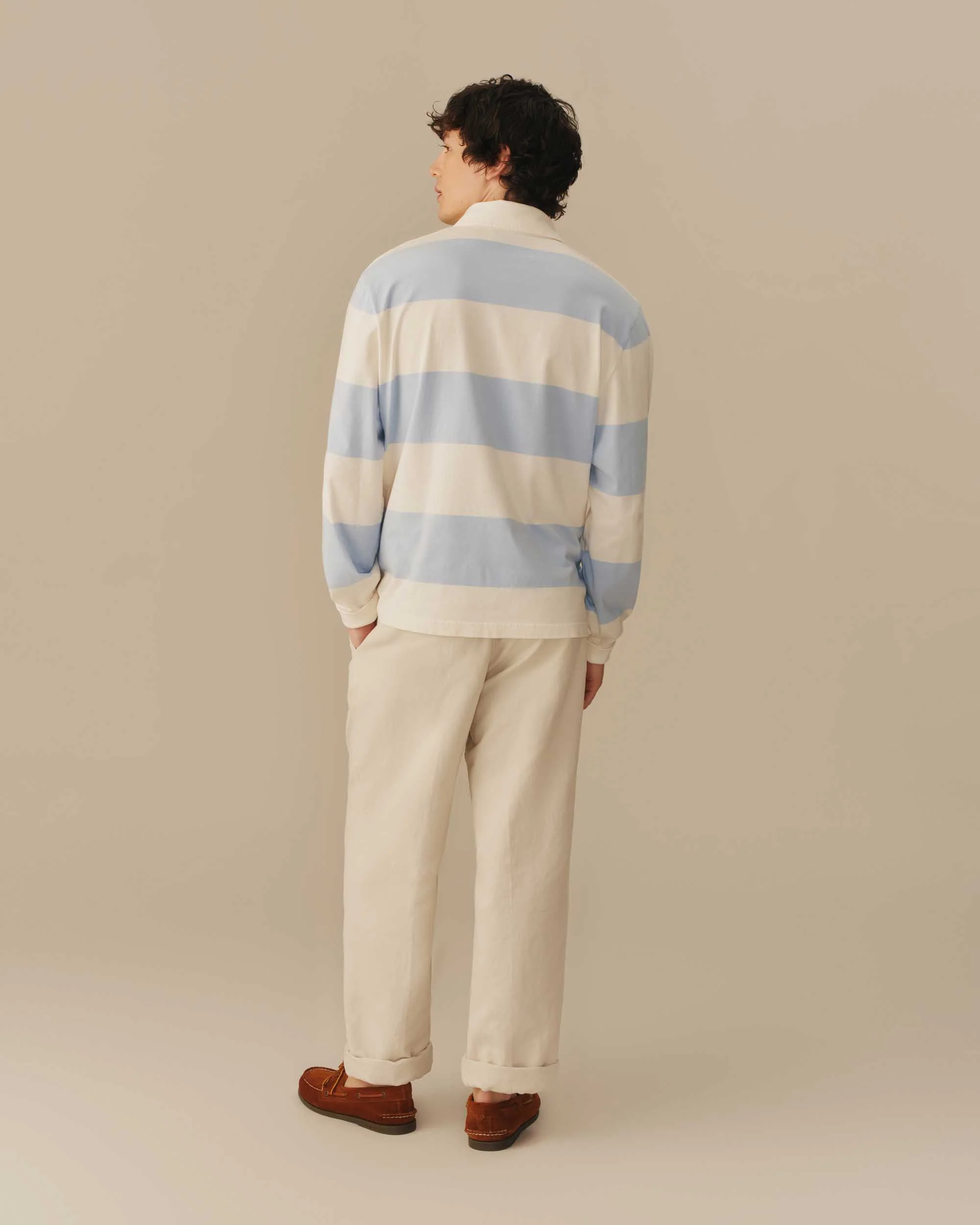 Cotton Sailing Babar Rugby Blue & White - Image 5