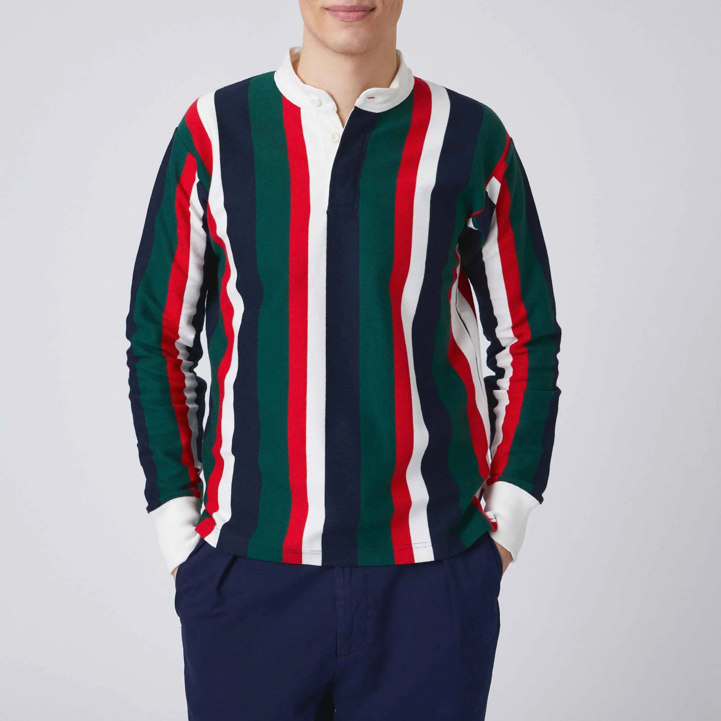 Cotton Soccer Rugby Schoolboy Stripe - Image 6