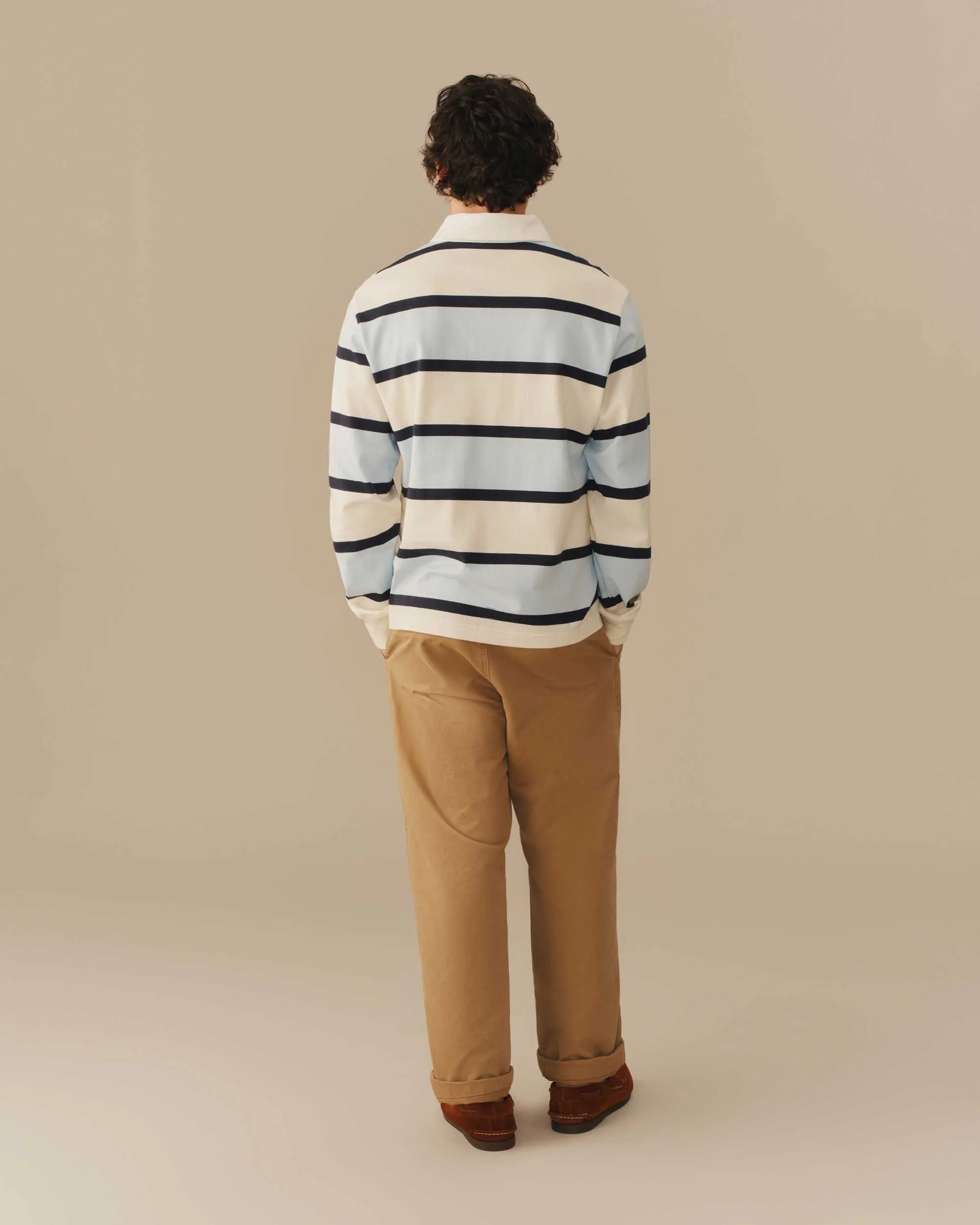 Cotton Striped Winnie-the-Pooh Rugby Blue - Image 5