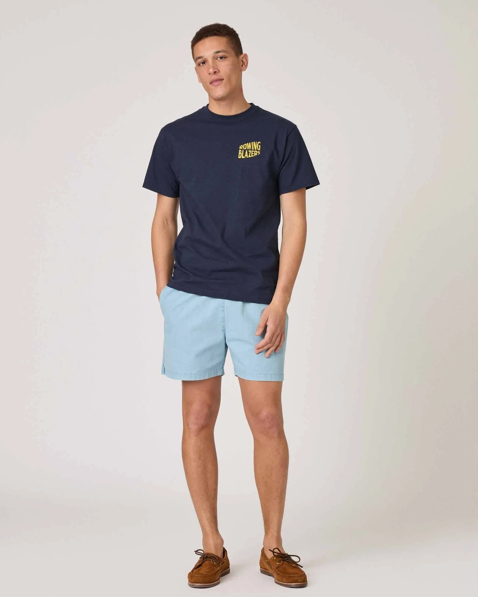 Men's Cotton T-Shirt Navy - Image 2