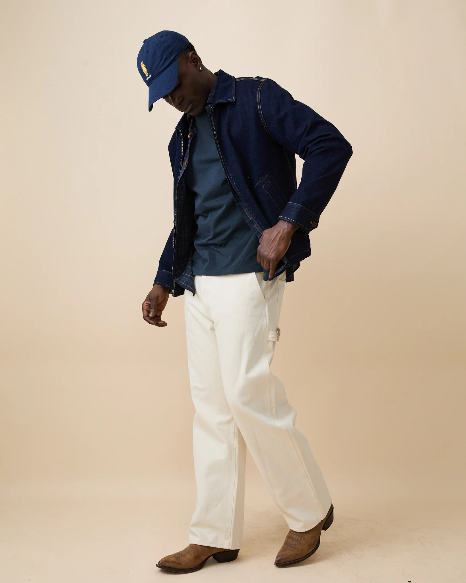 Men's Denim Jacket Rinse Wash