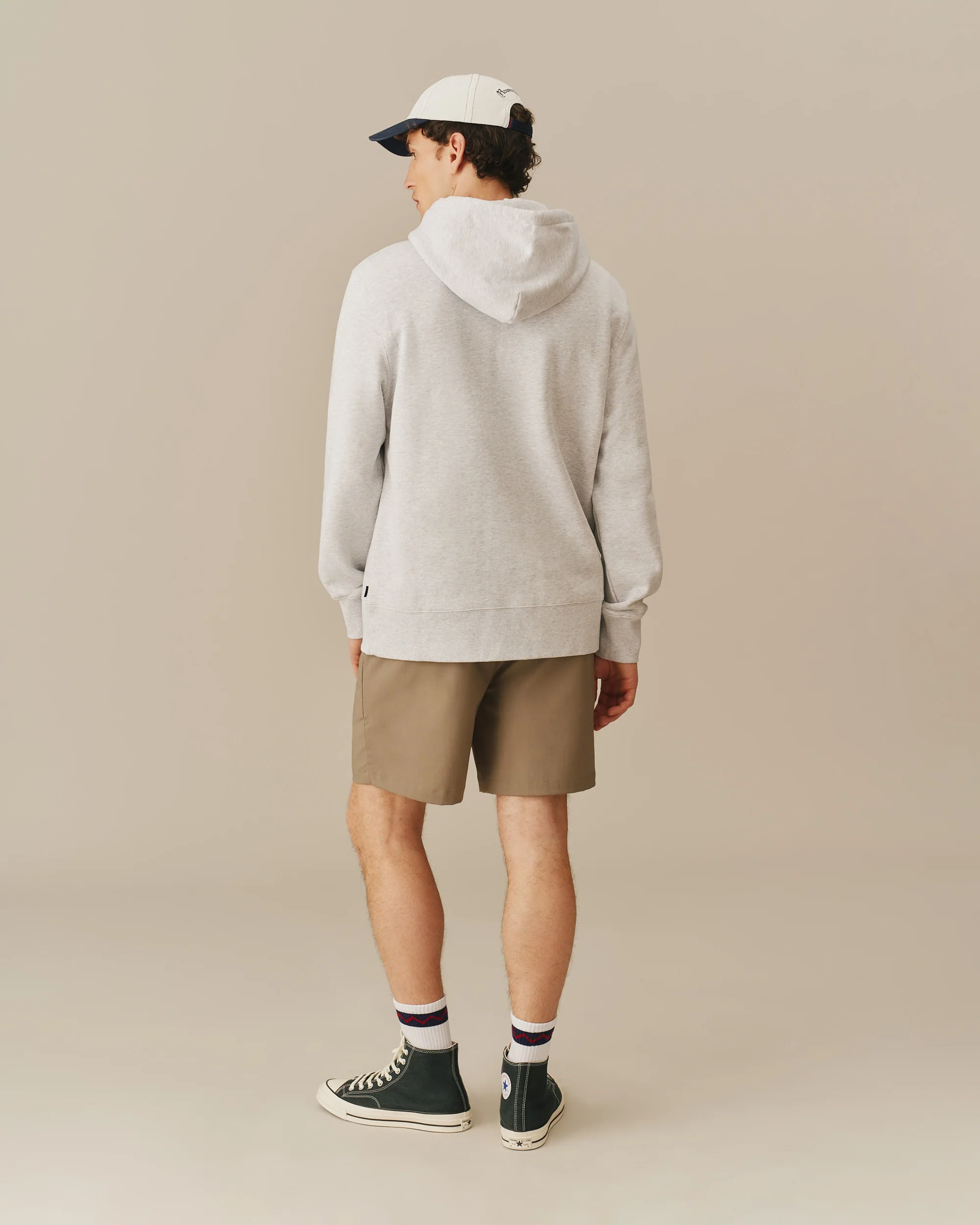 Men's Fleece Rowing Oars Hoodie Heather Gray - Image 6