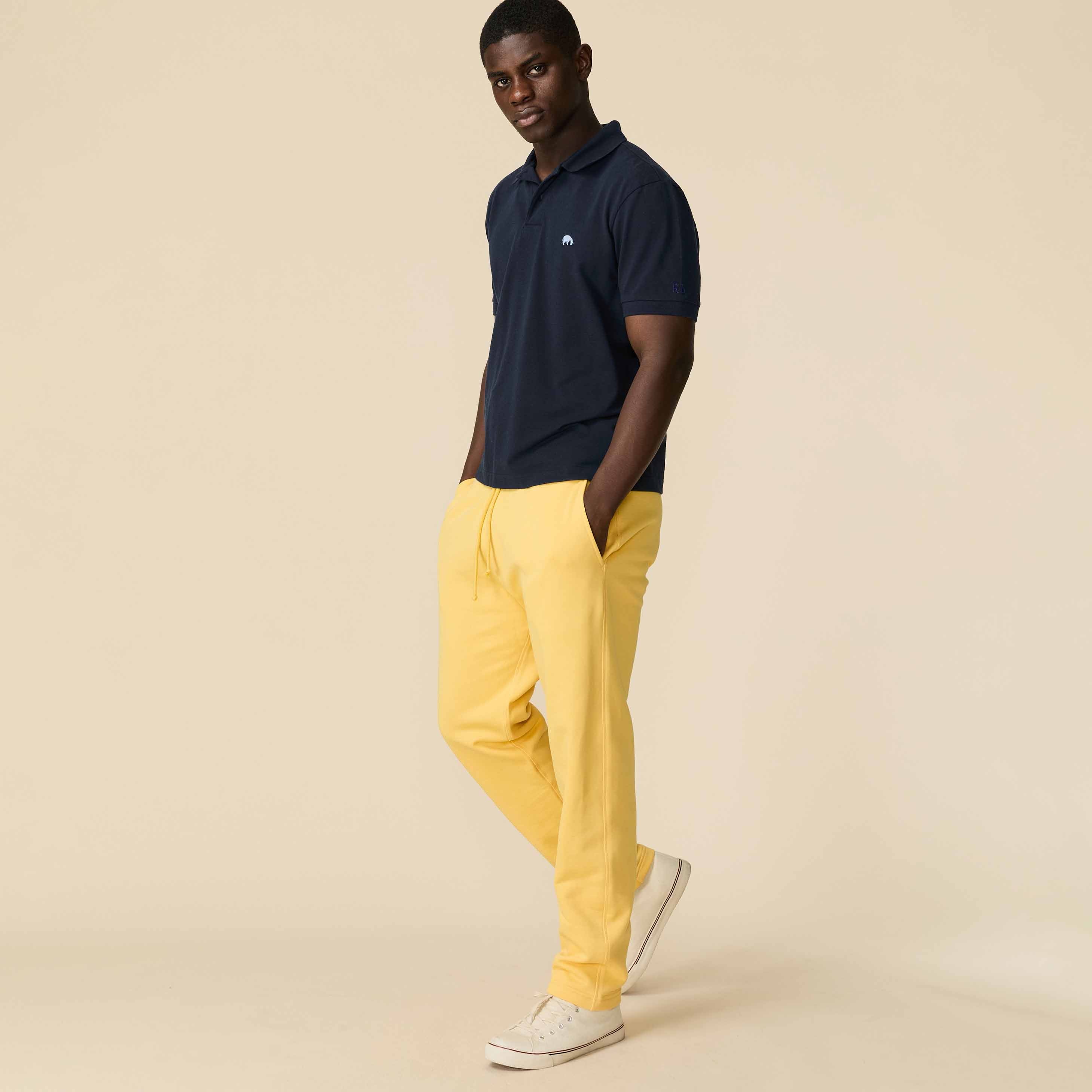 Men's Fleece Sweatpant Yellow - Image 2