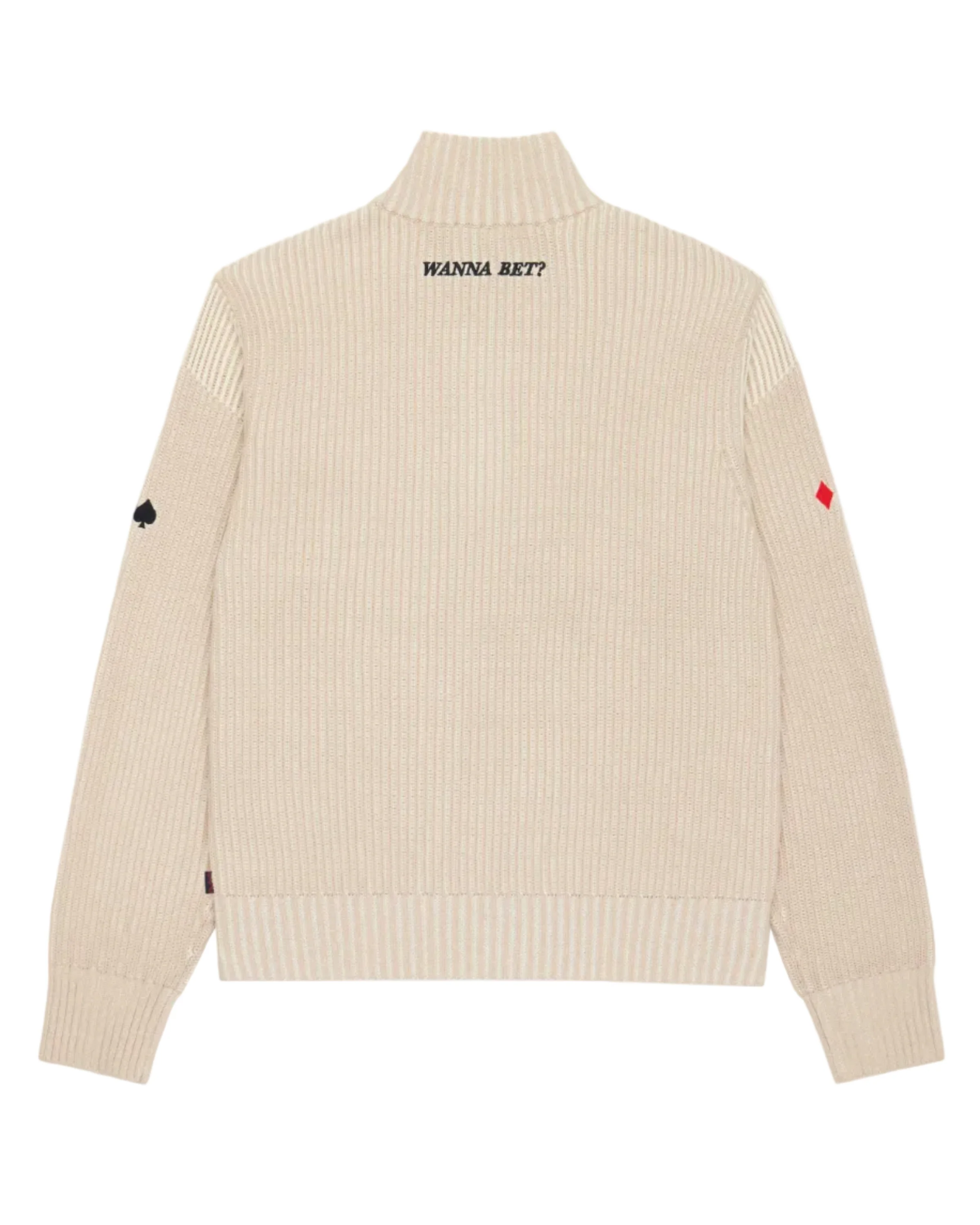 Gambling Cashmere Quarter Zip Cream - Image 10