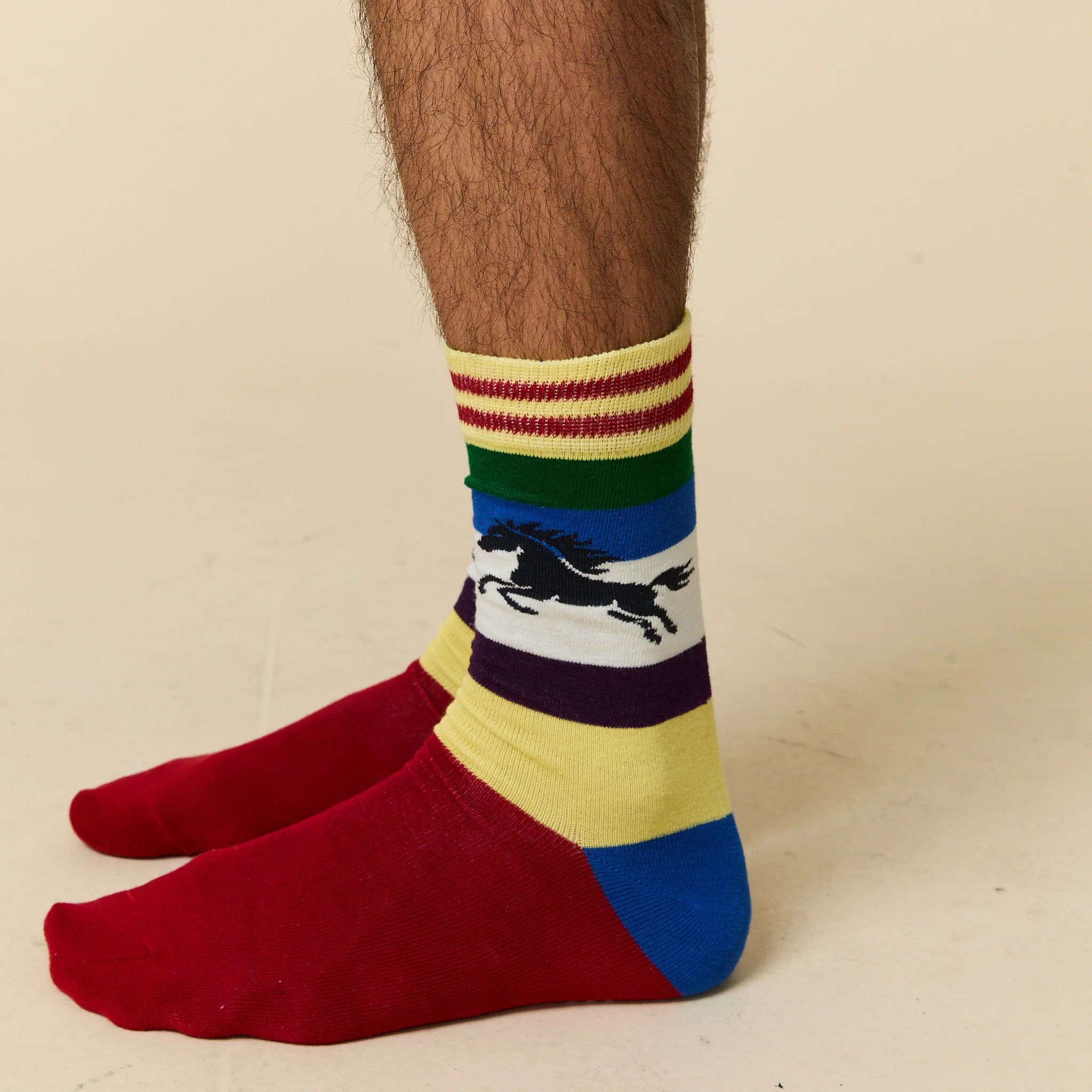 Men's Horse Blocked Socks - Image 2